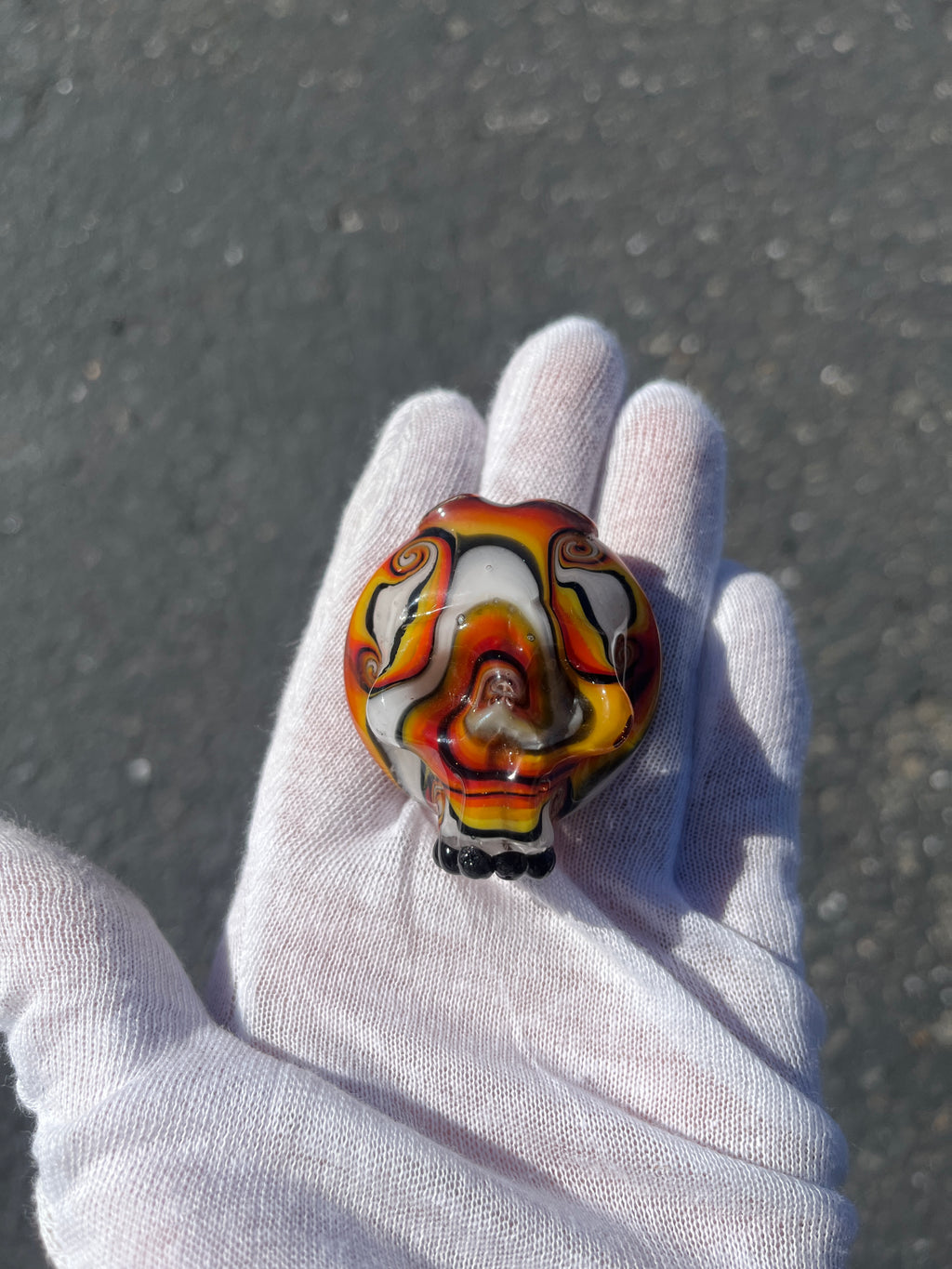 Skull Pendant By Marty Preston and Steven Buddson