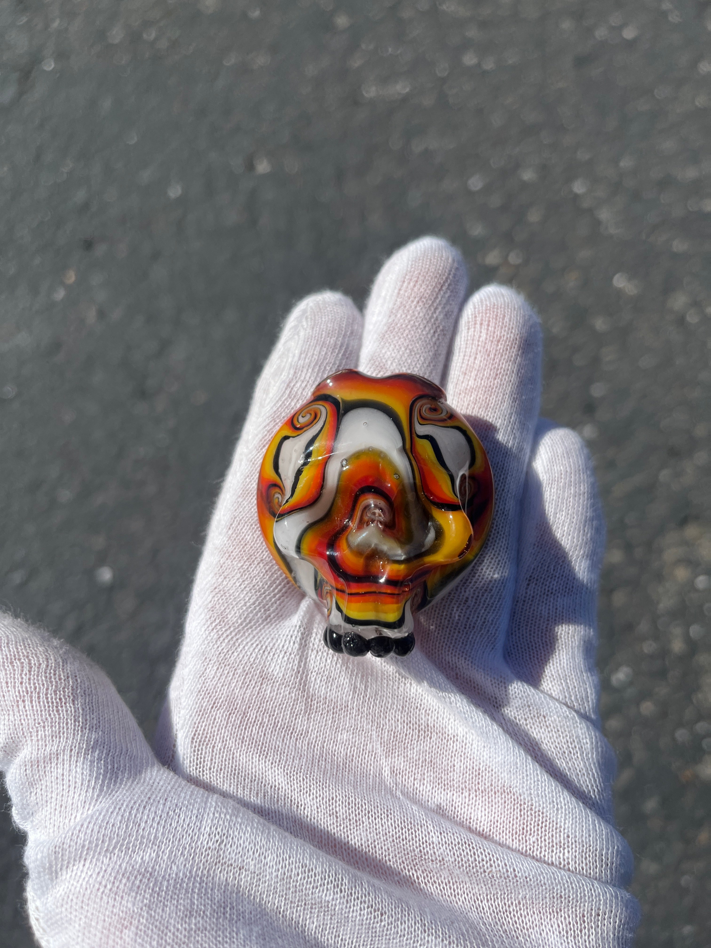 Skull Pendant By Marty Preston and Steven Buddson