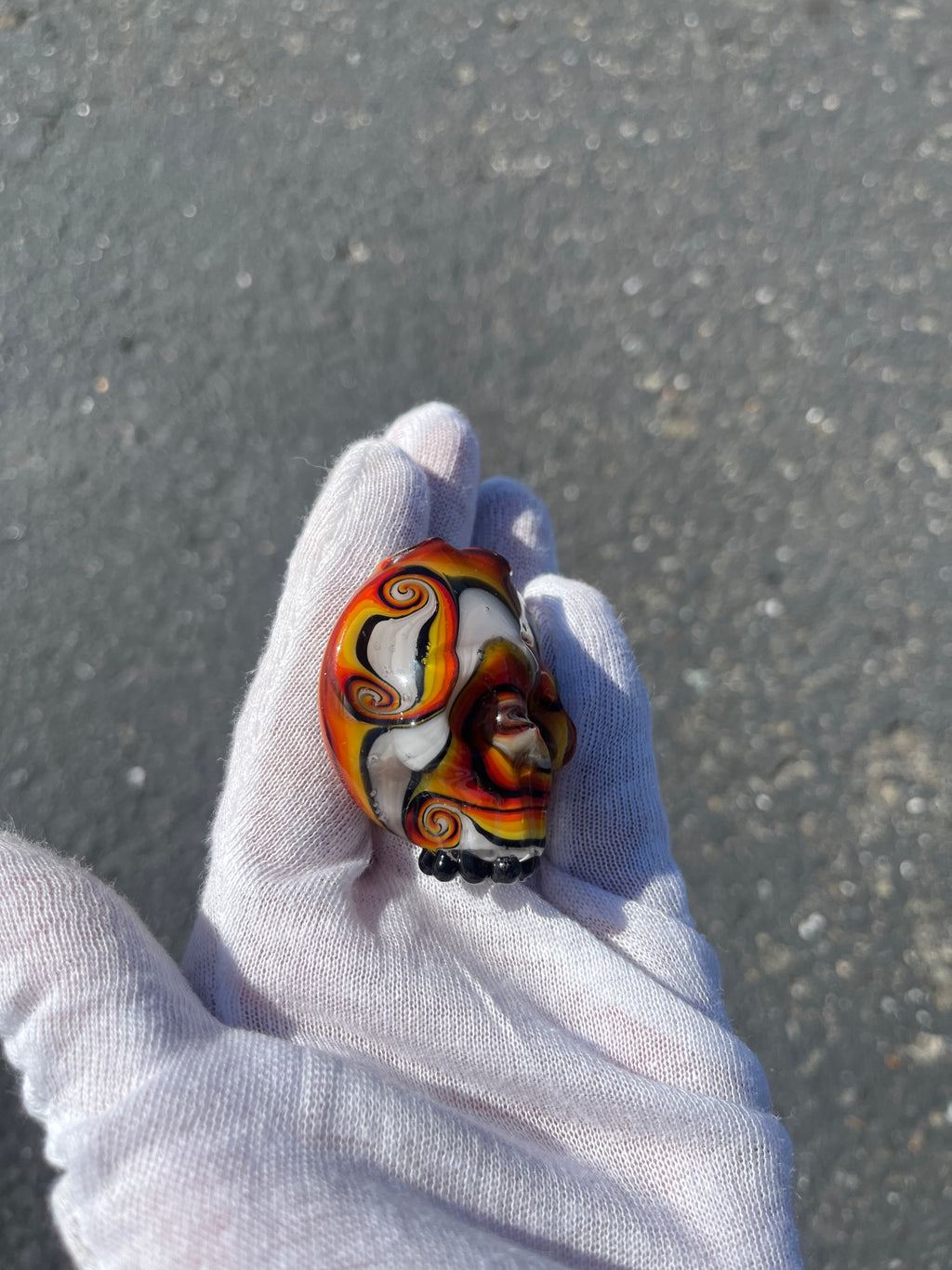 Skull Pendant By Marty Preston and Steven Buddson