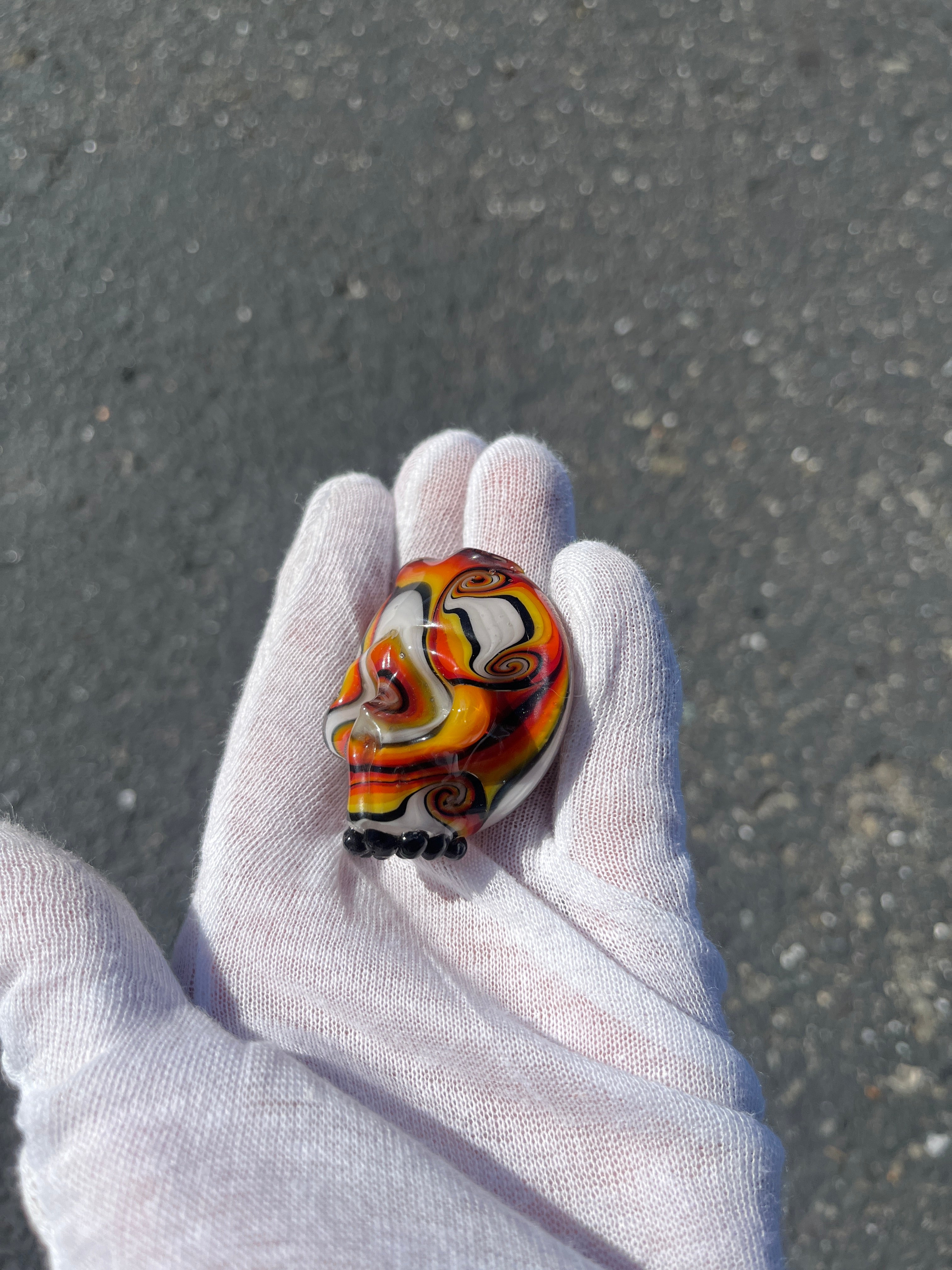 Skull Pendant By Marty Preston and Steven Buddson