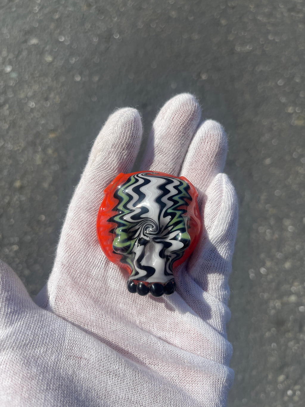 Skull Pendant By Marty Preston and 7d1g1t5