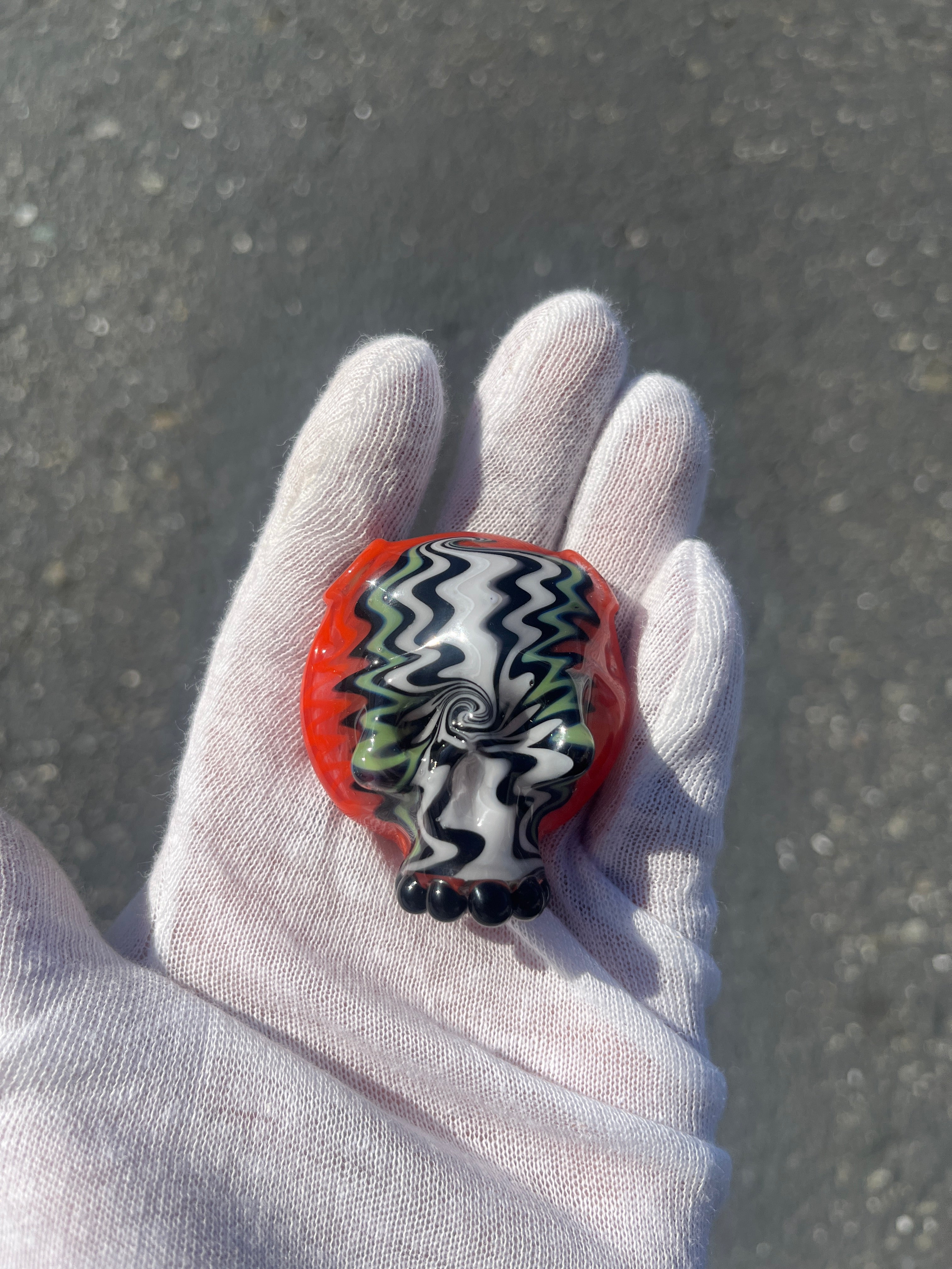 Skull Pendant By Marty Preston and 7d1g1t5