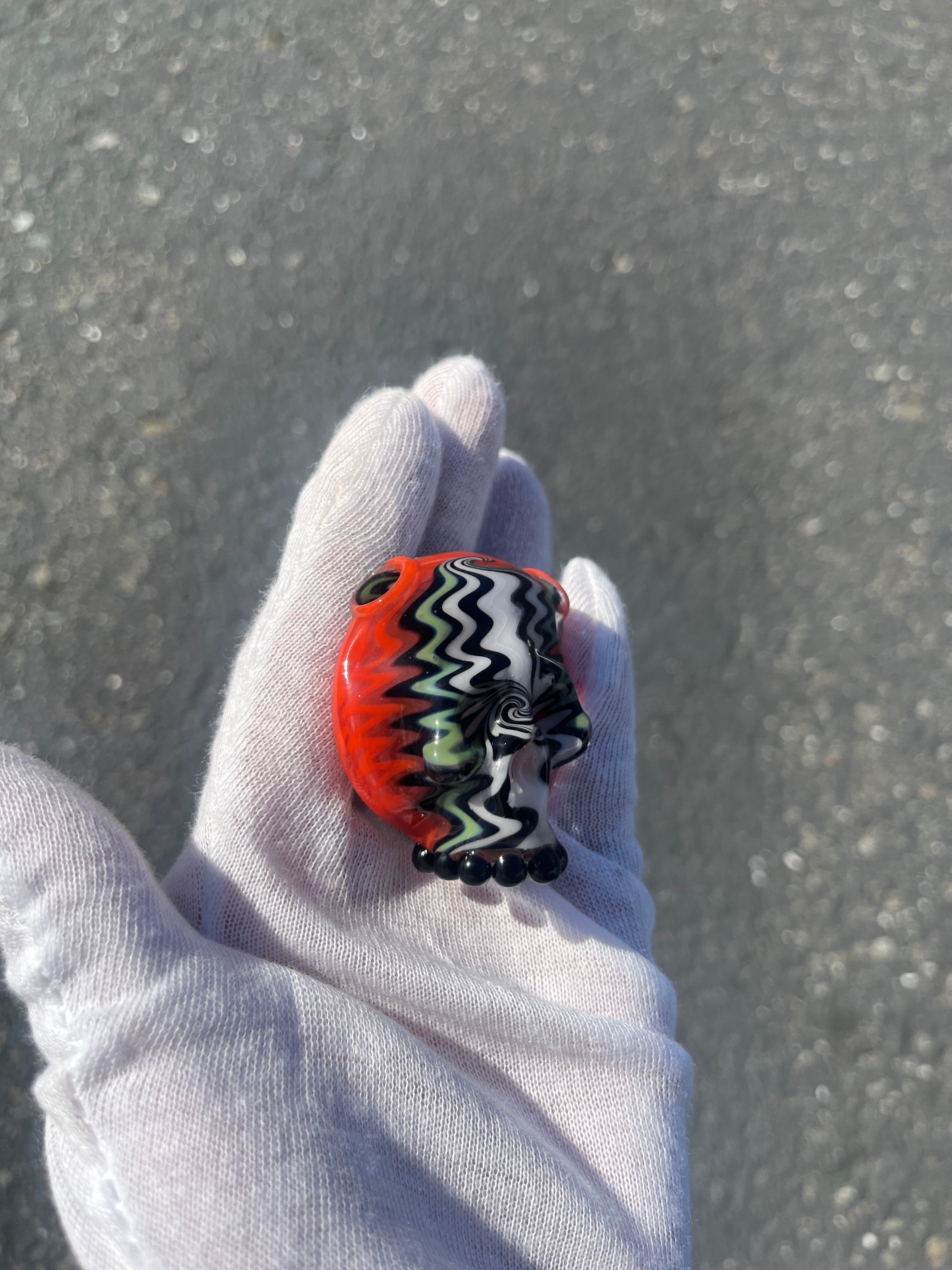 Skull Pendant By Marty Preston and 7d1g1t5