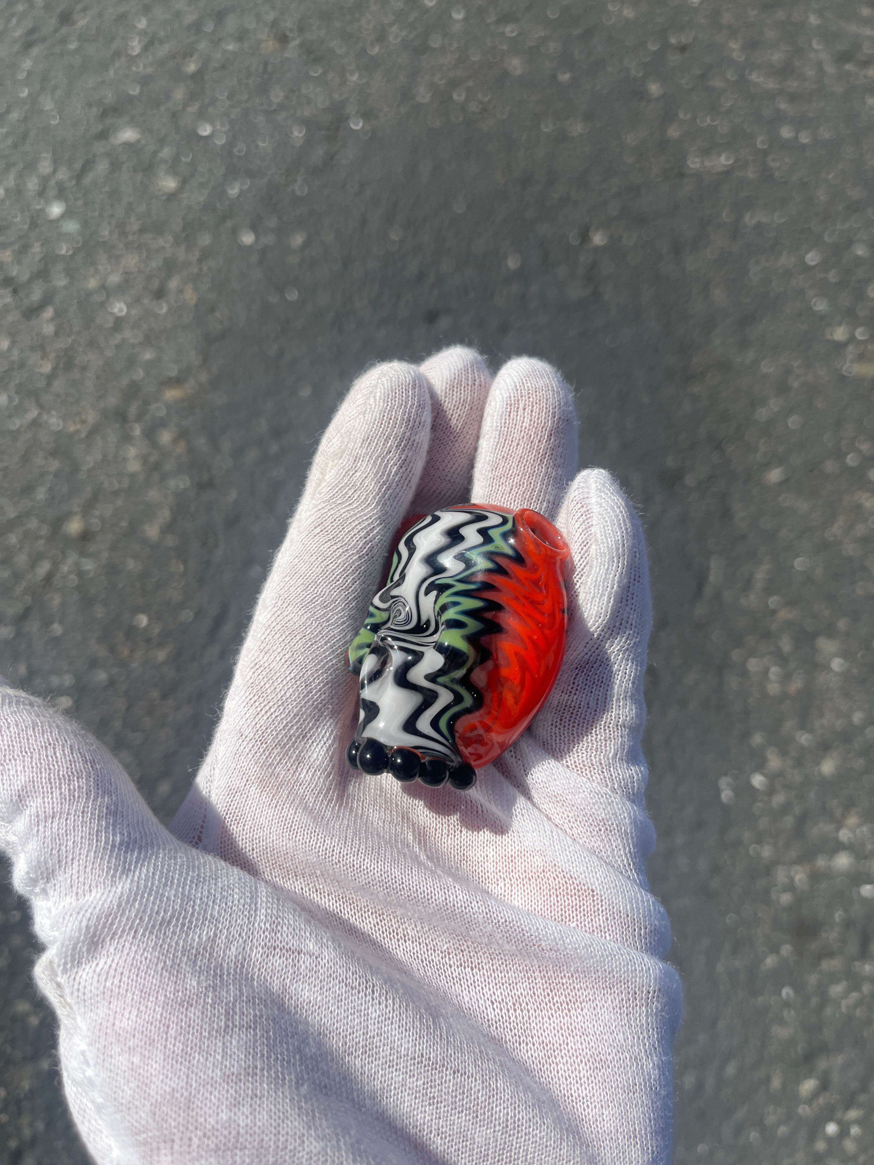 Skull Pendant By Marty Preston and 7d1g1t5