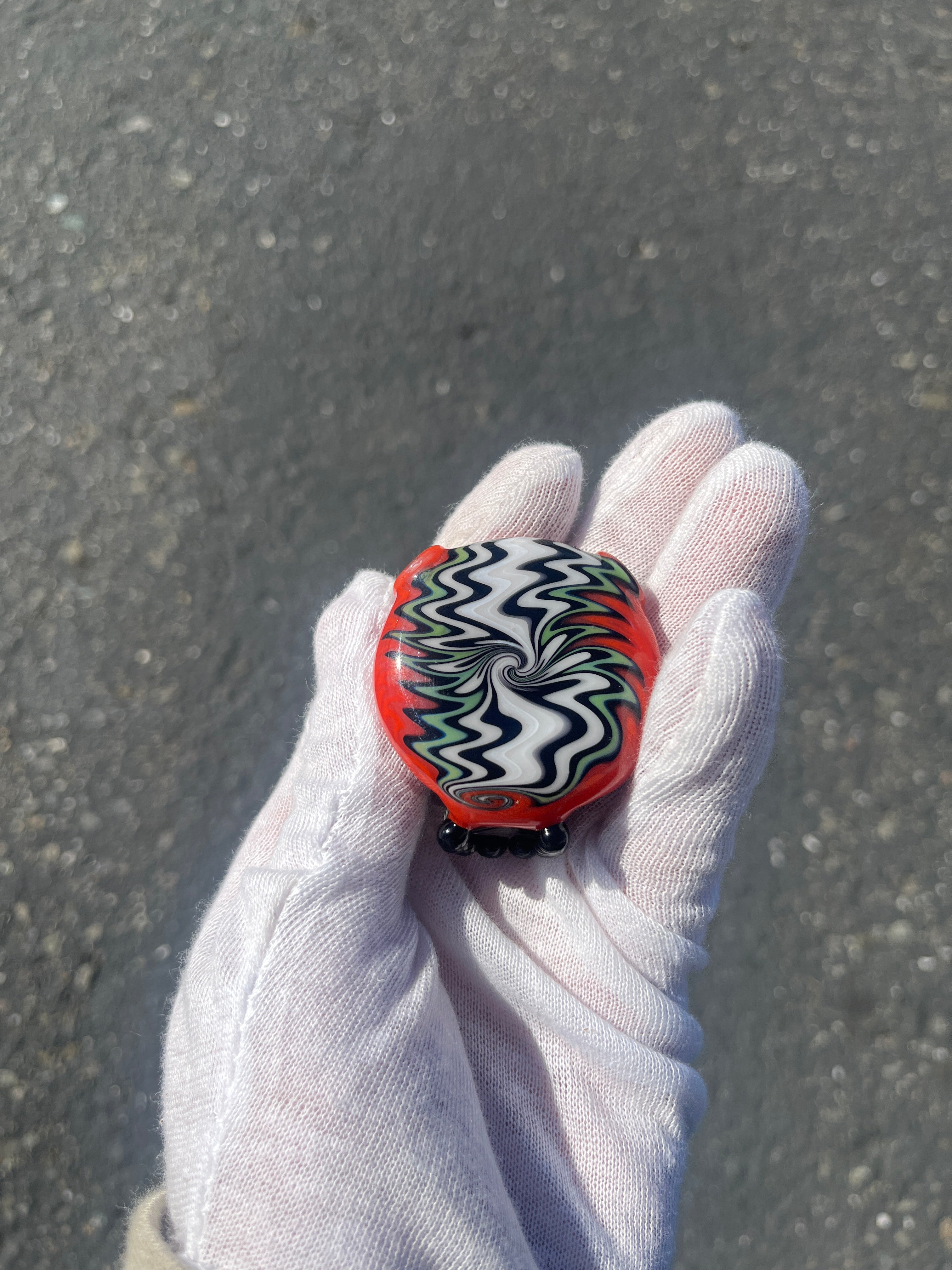 Skull Pendant By Marty Preston and 7d1g1t5