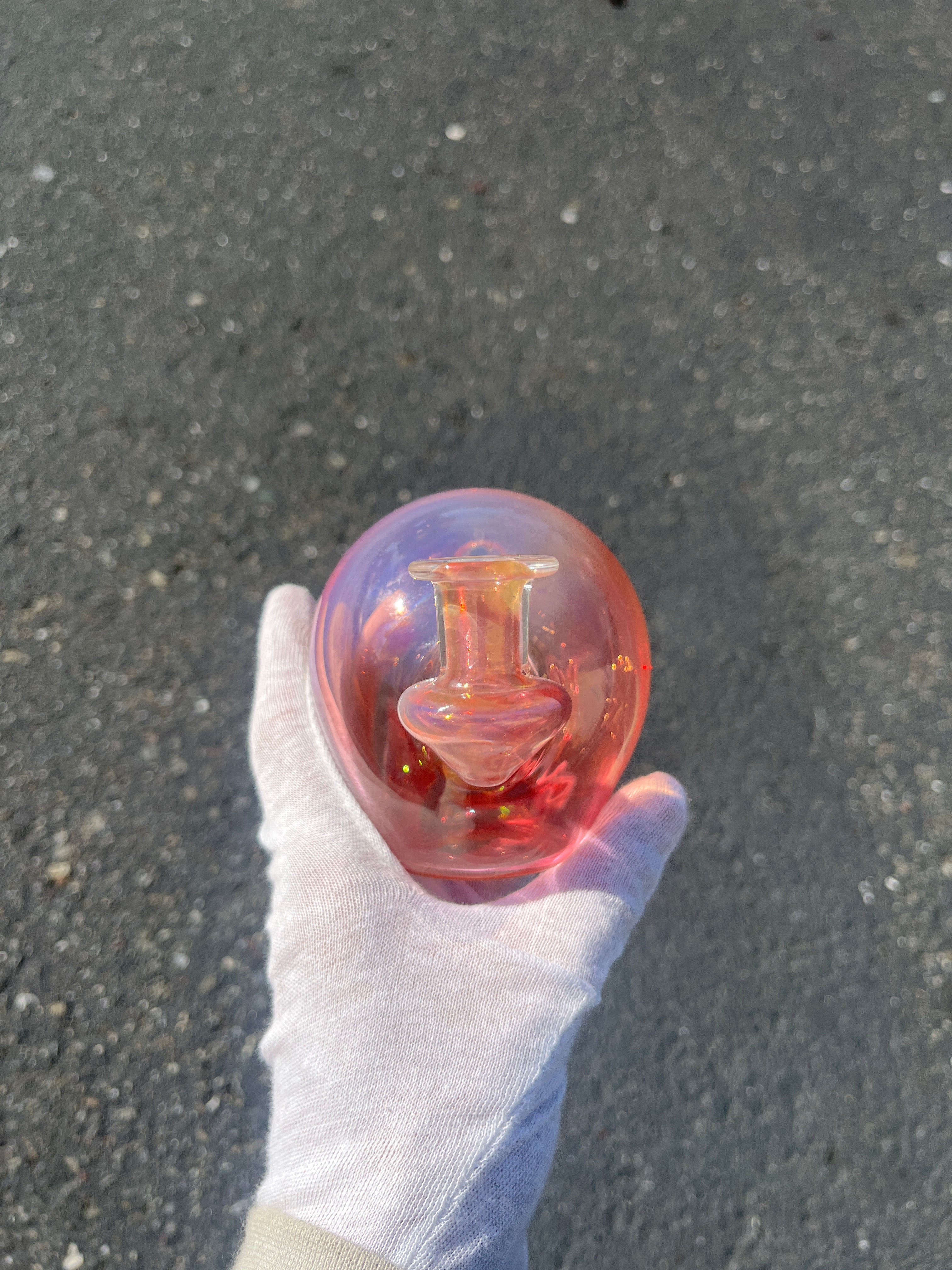 Gold Fumed Skull By Marty Preston