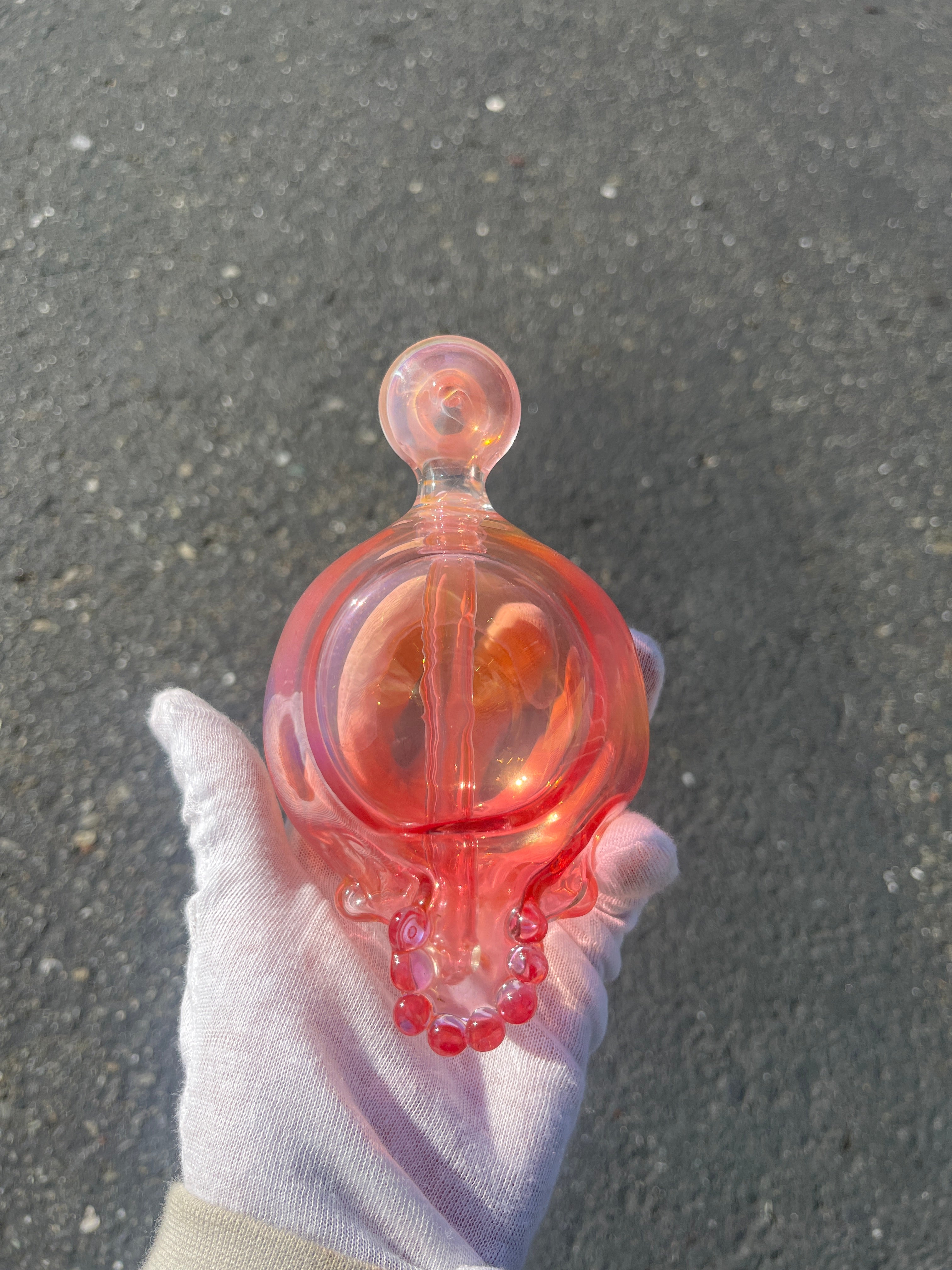 Gold Fumed Skull By Marty Preston