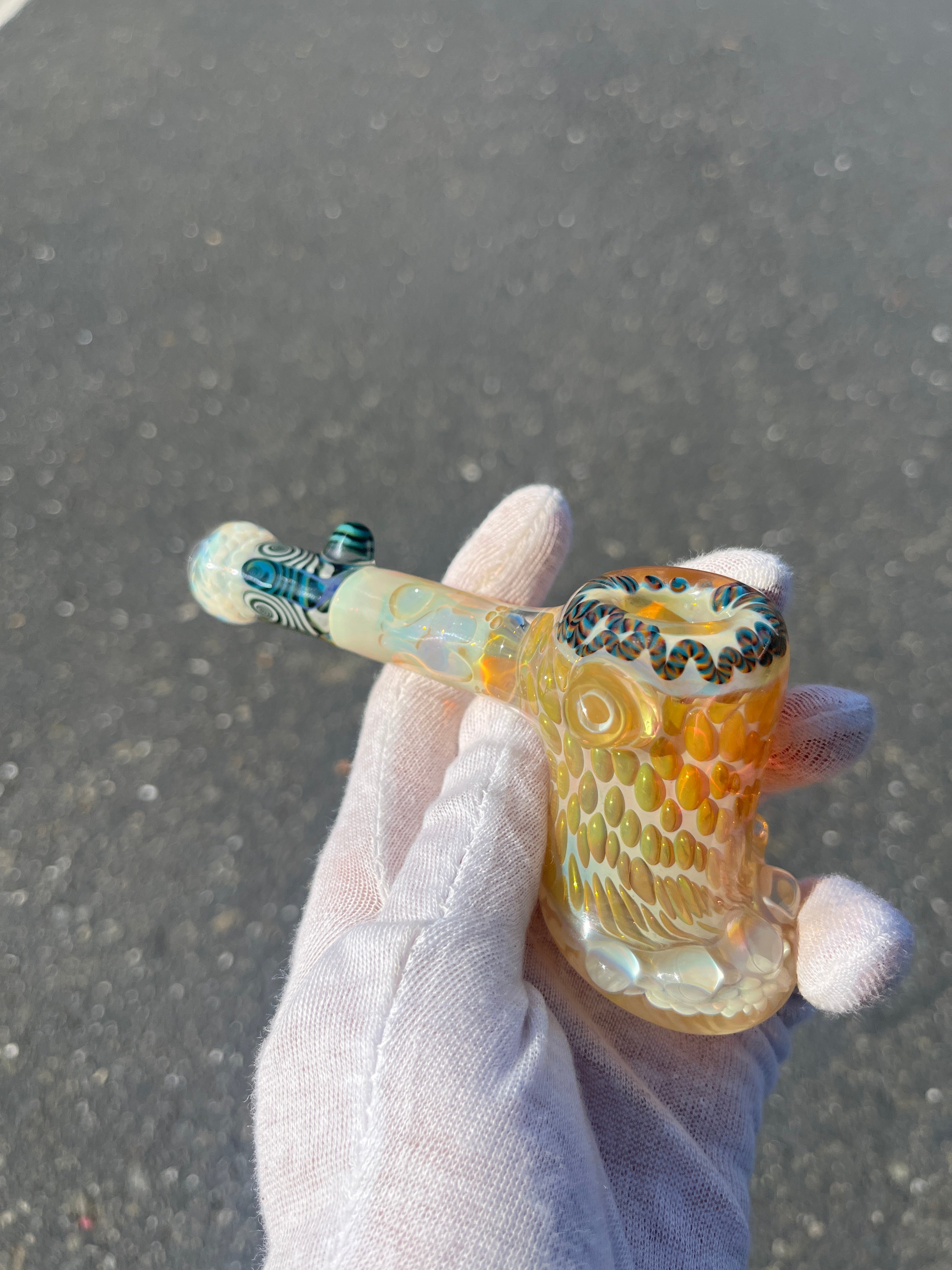 Fumed Thumbprint Hammer By Hermit and Stan Alba