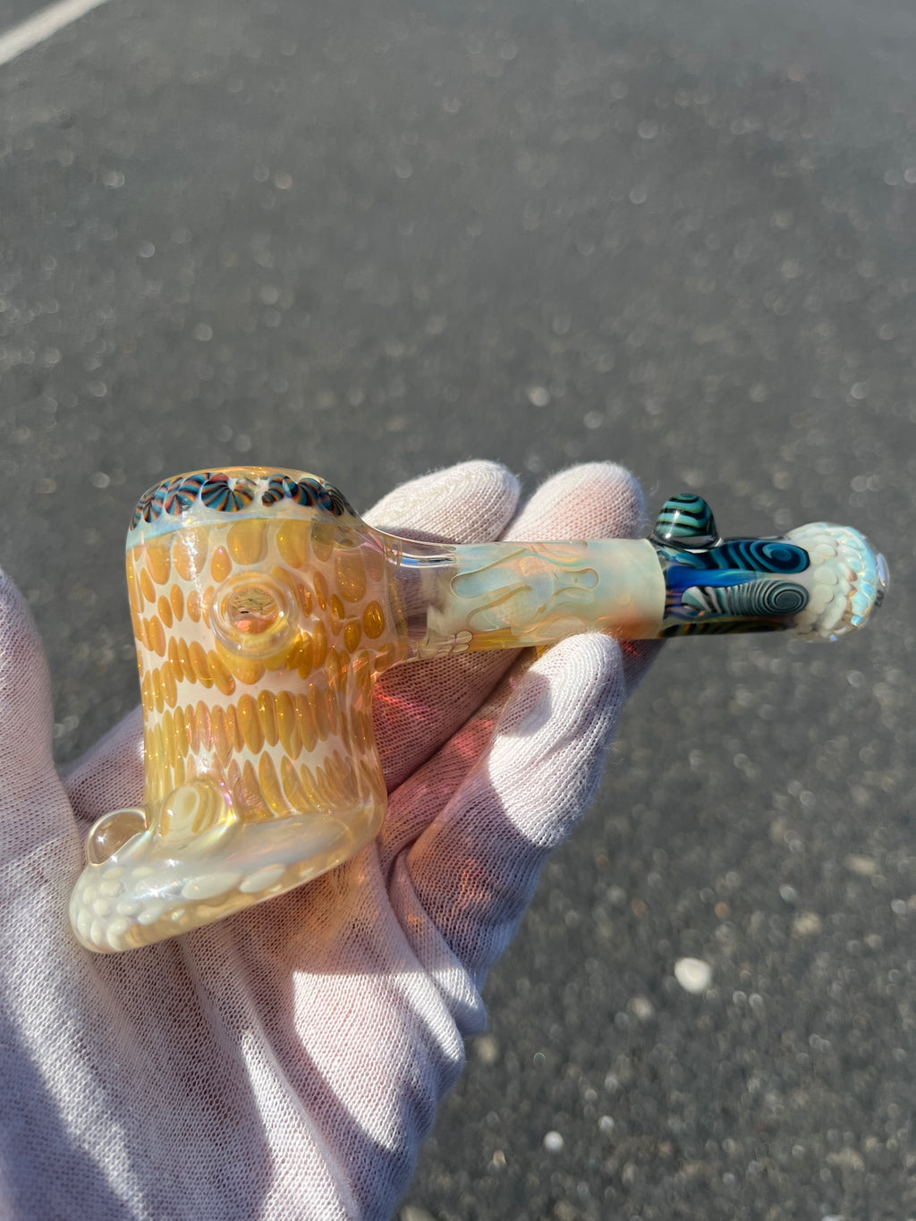 Fumed Thumbprint Hammer By Hermit and Stan Alba