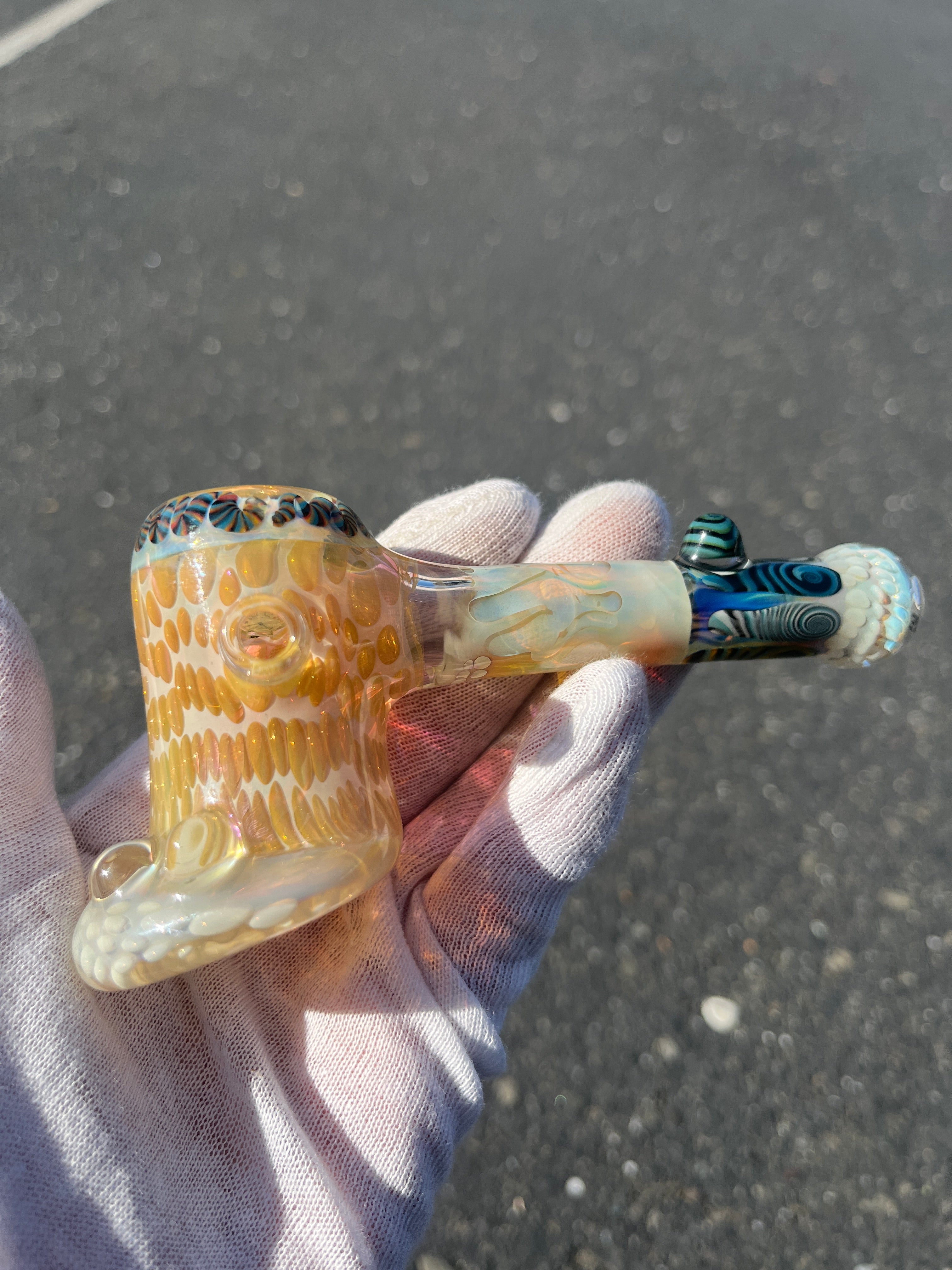Fumed Thumbprint Hammer By Hermit and Stan Alba