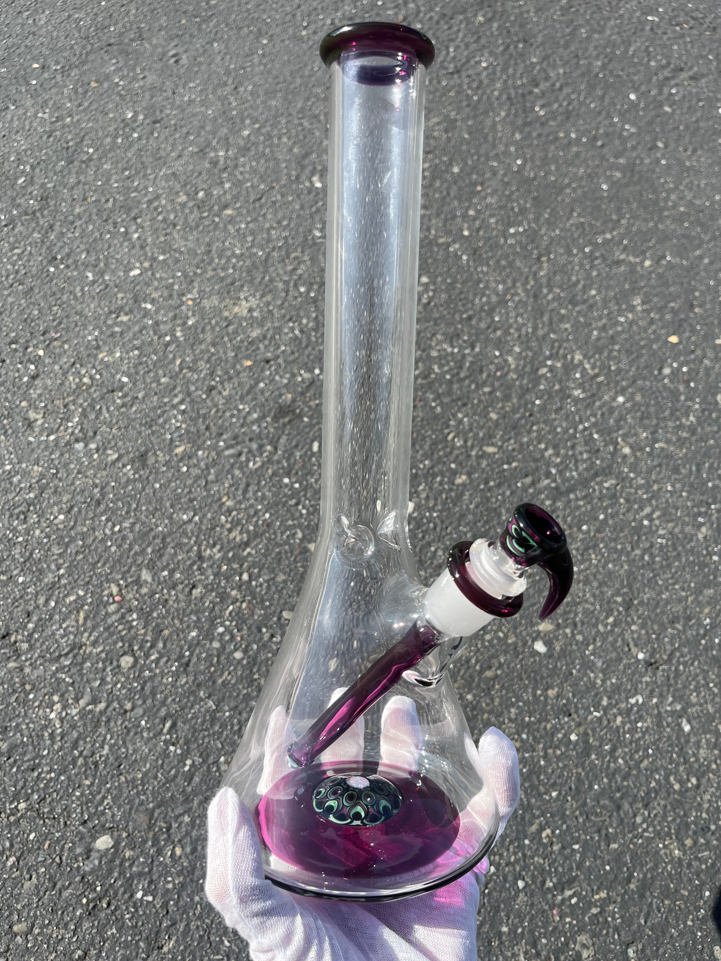 Purple Dotstack Beaker By Night Wolf