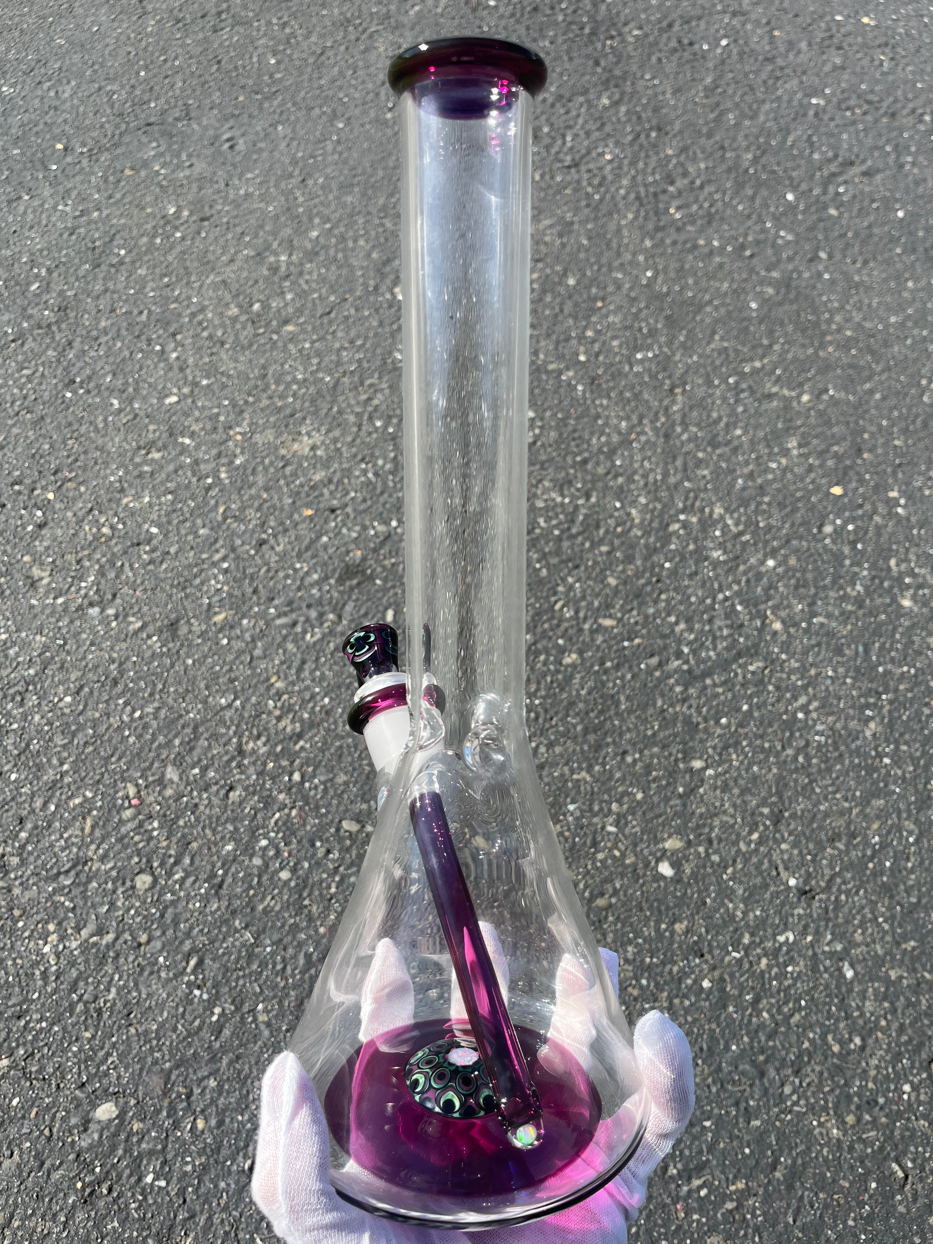 Purple Dotstack Beaker By Night Wolf