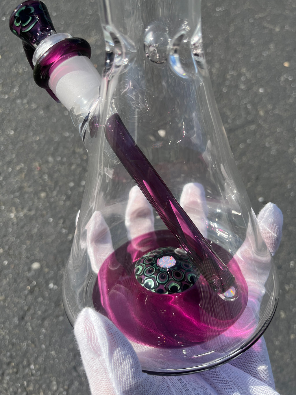 Purple Dotstack Beaker By Night Wolf