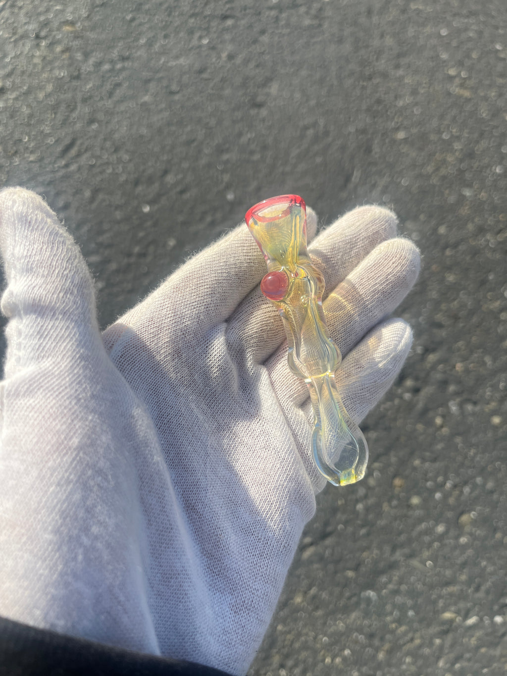 Gold Fumed One-Y By Gato Glass