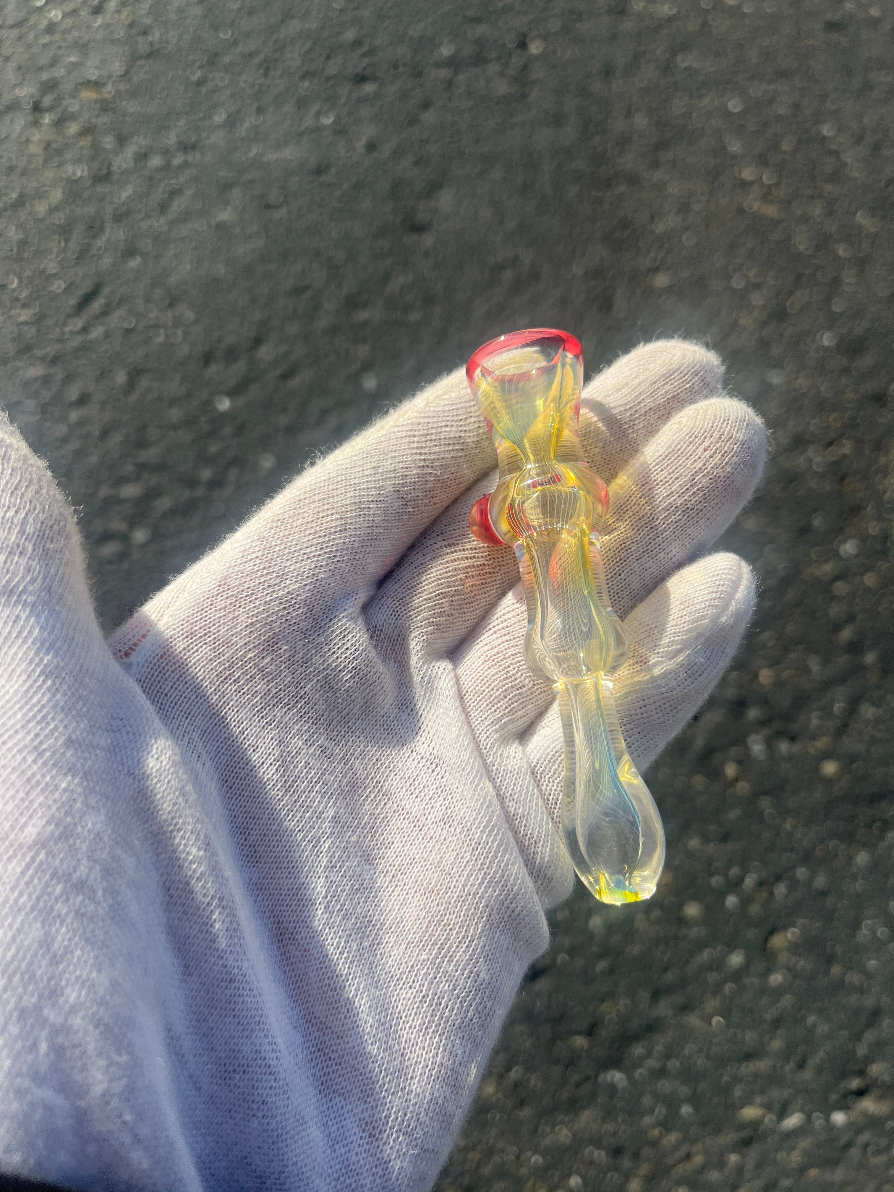 Gold Fumed One-Y By Gato Glass