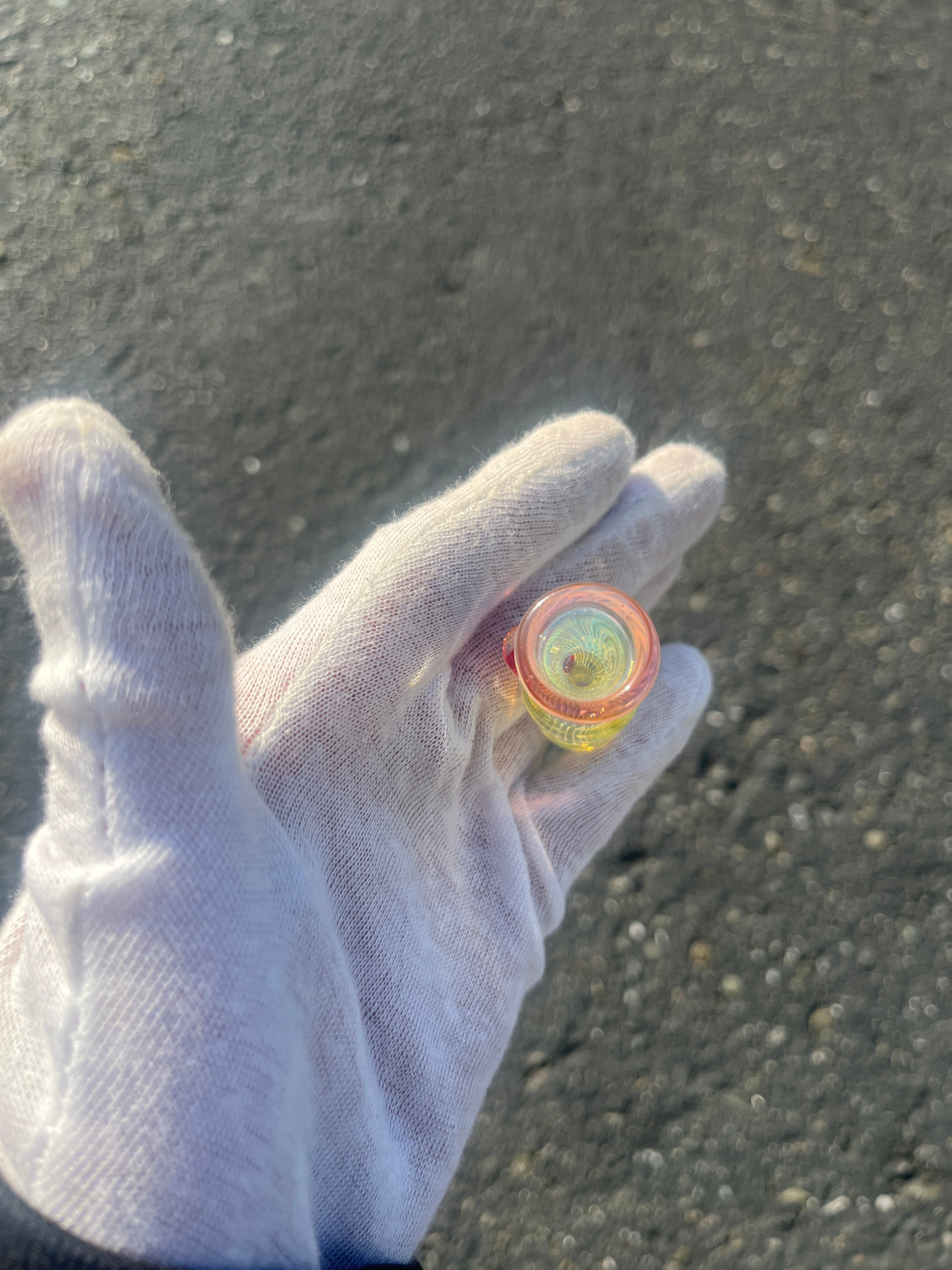 Gold Fumed One-Y By Gato Glass