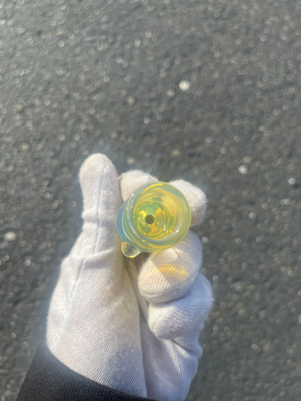 Gold and Silver Fume One-Y By Gato Glass