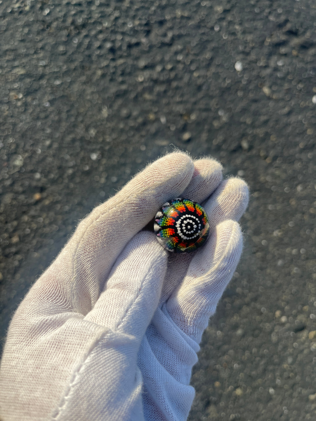 Rainbow Implosion Marble By Steve H. Glass