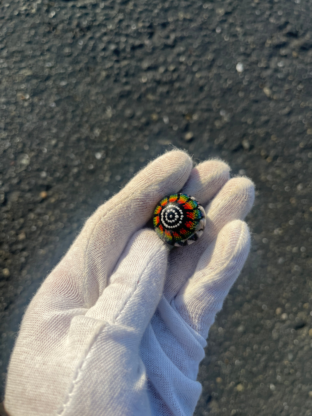 Rainbow Implosion Marble By Steve H. Glass