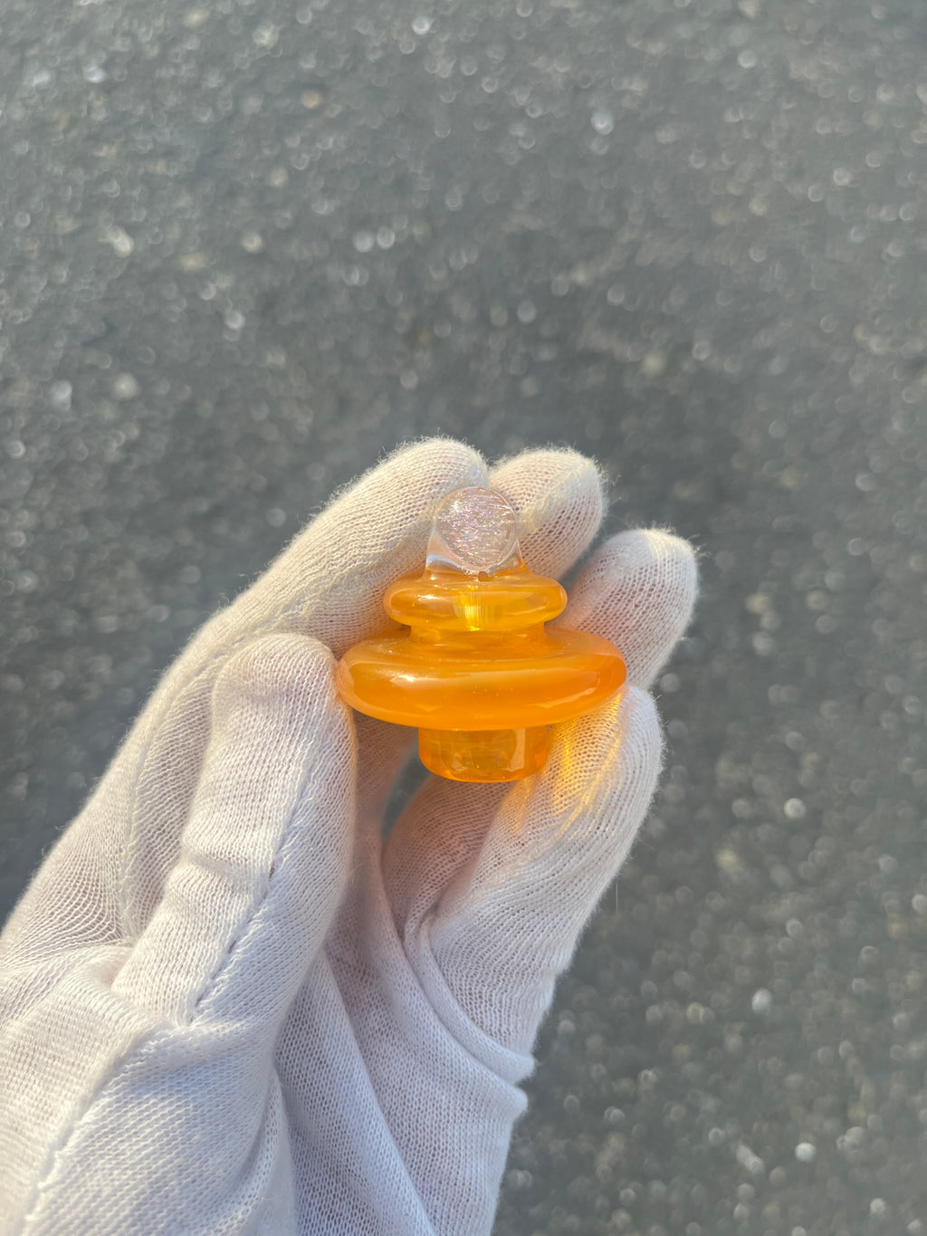 Orange Bucket Cap By Domer Glass