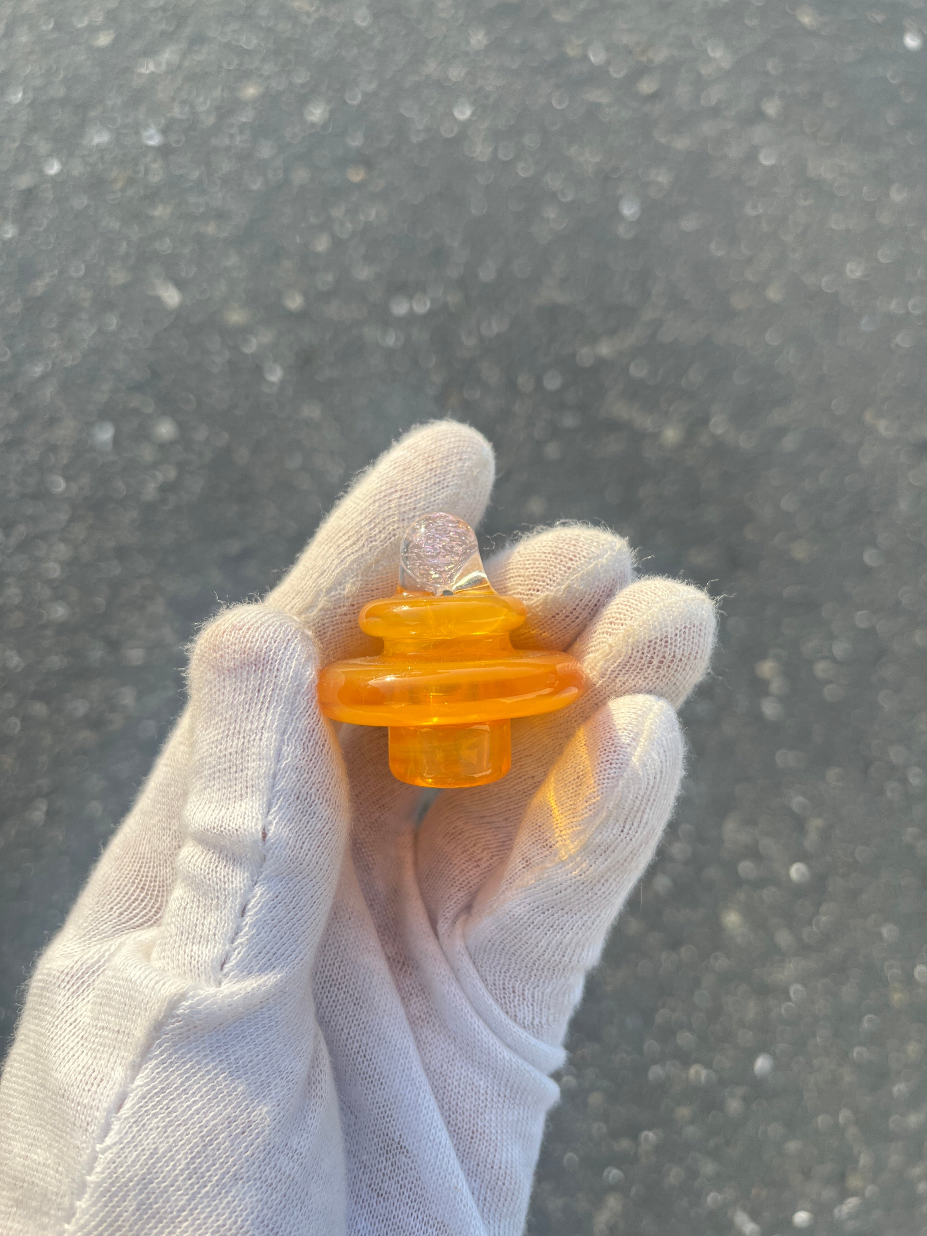 Orange Bucket Cap By Domer Glass