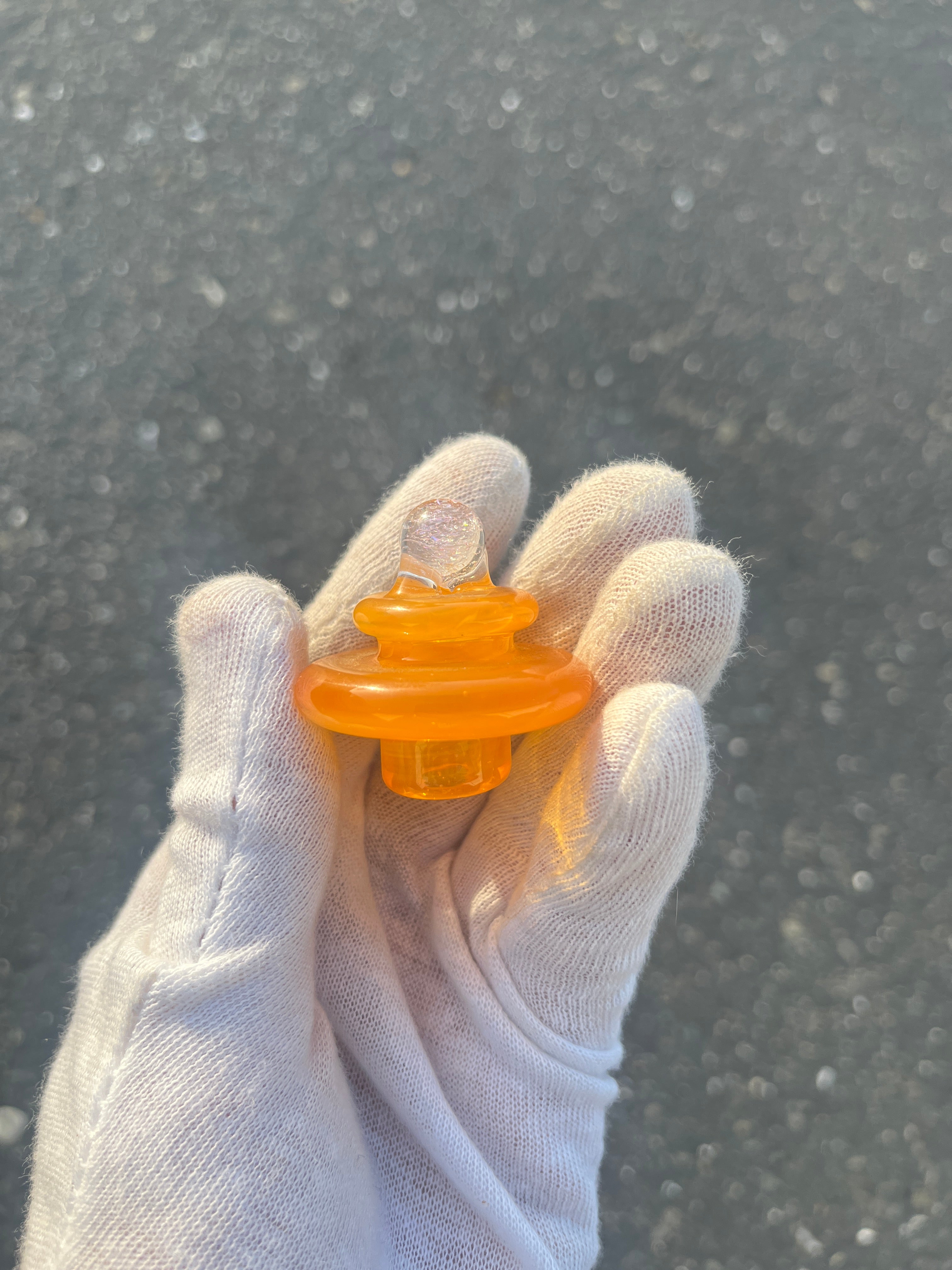 Orange Bucket Cap By Domer Glass