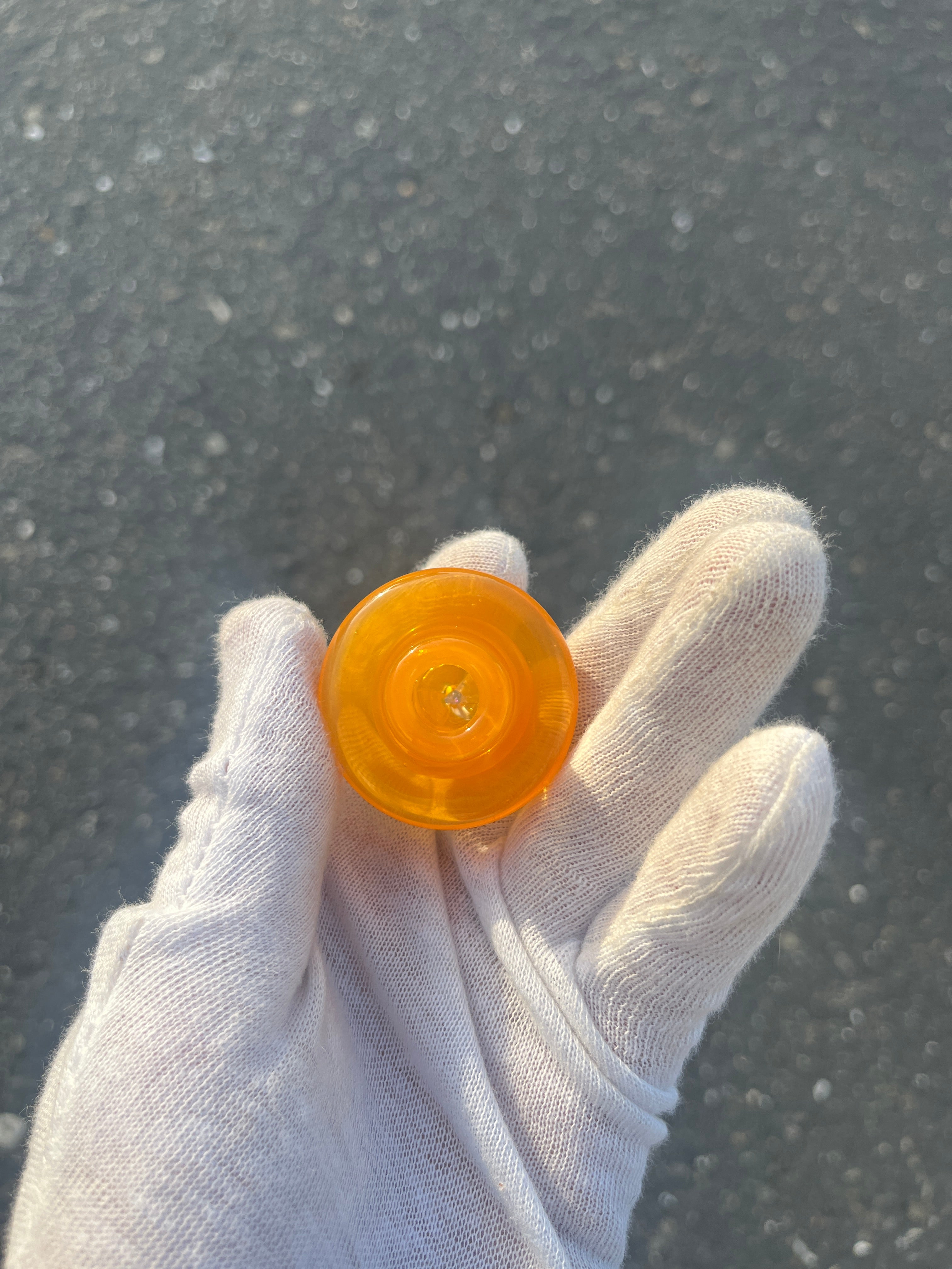 Orange Bucket Cap By Domer Glass