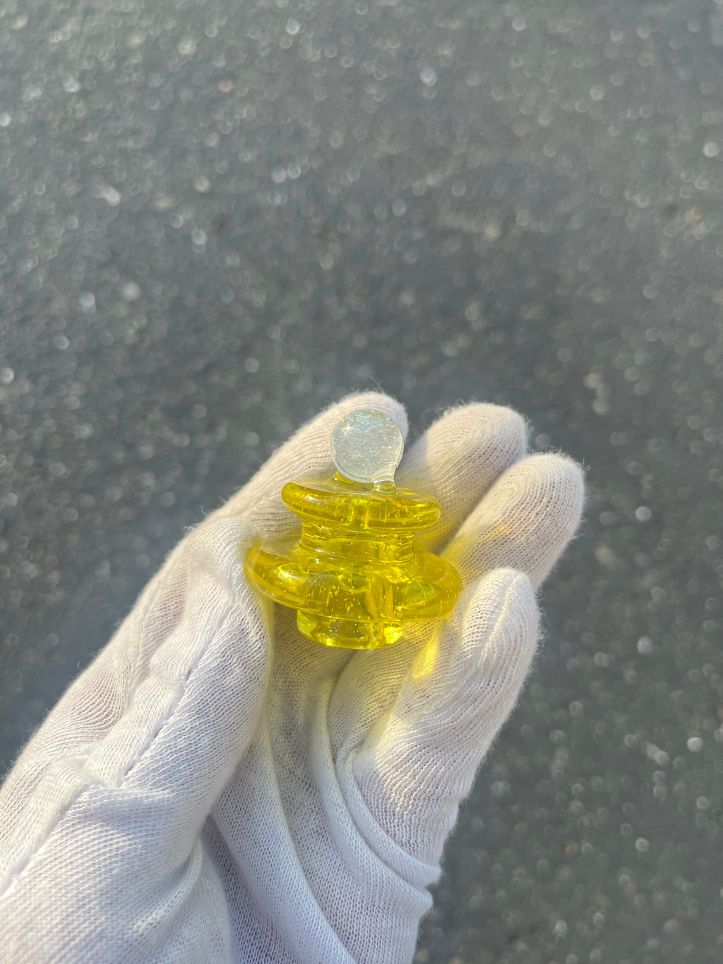 Yellow Bucket Cap By Domer Glass