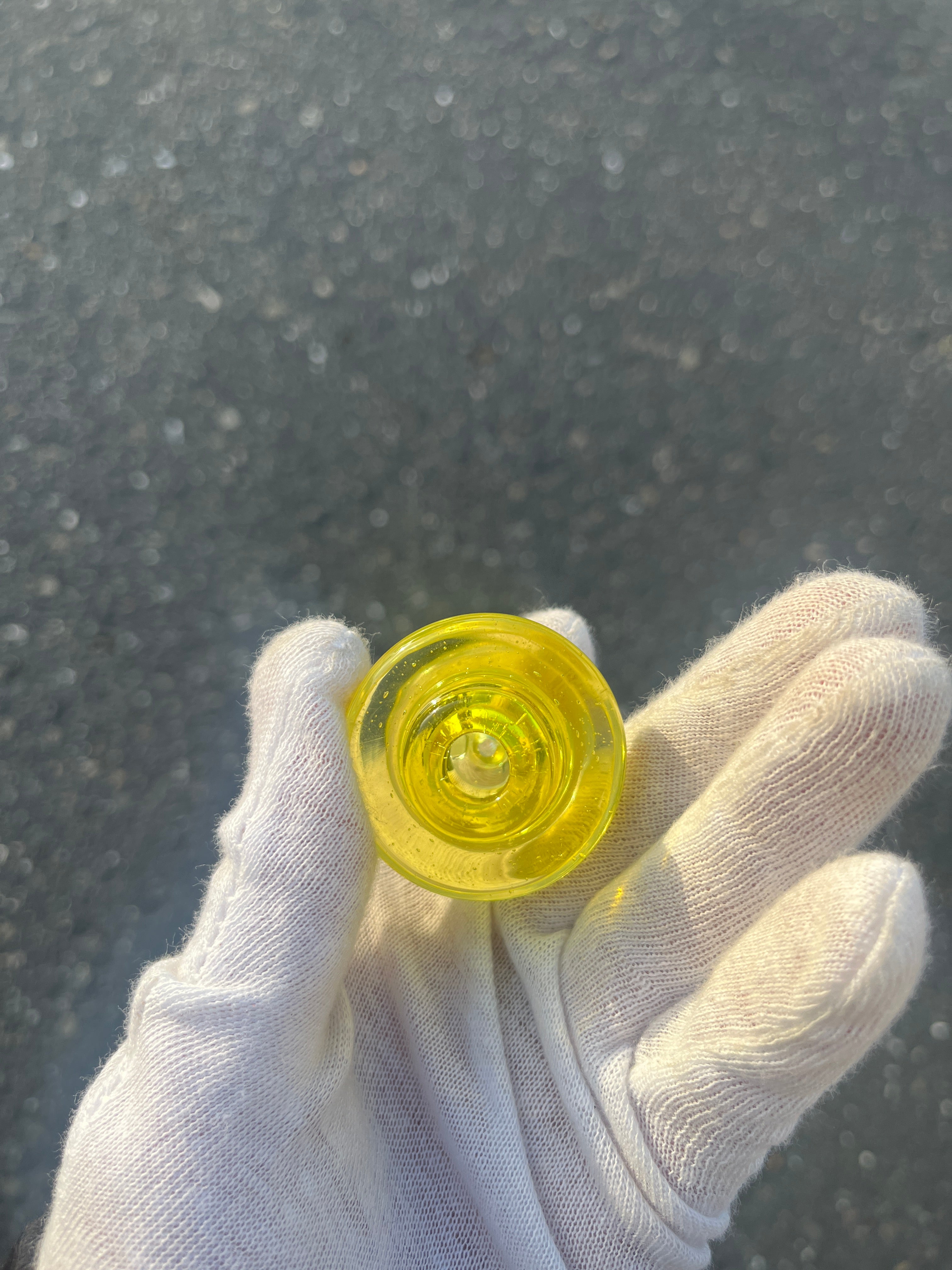 Yellow Bucket Cap By Domer Glass