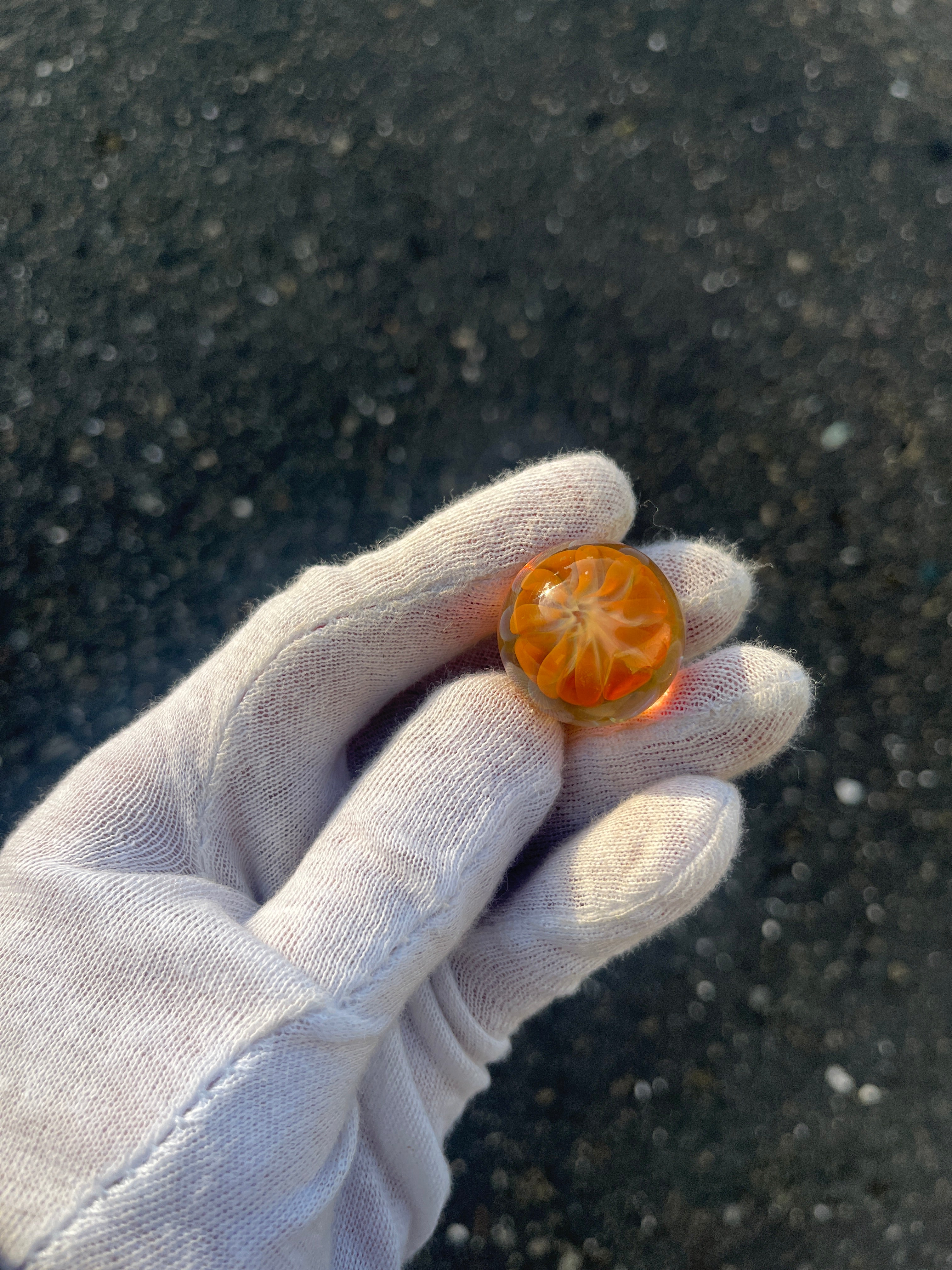 Gold Implosion Marble By Gato Glass