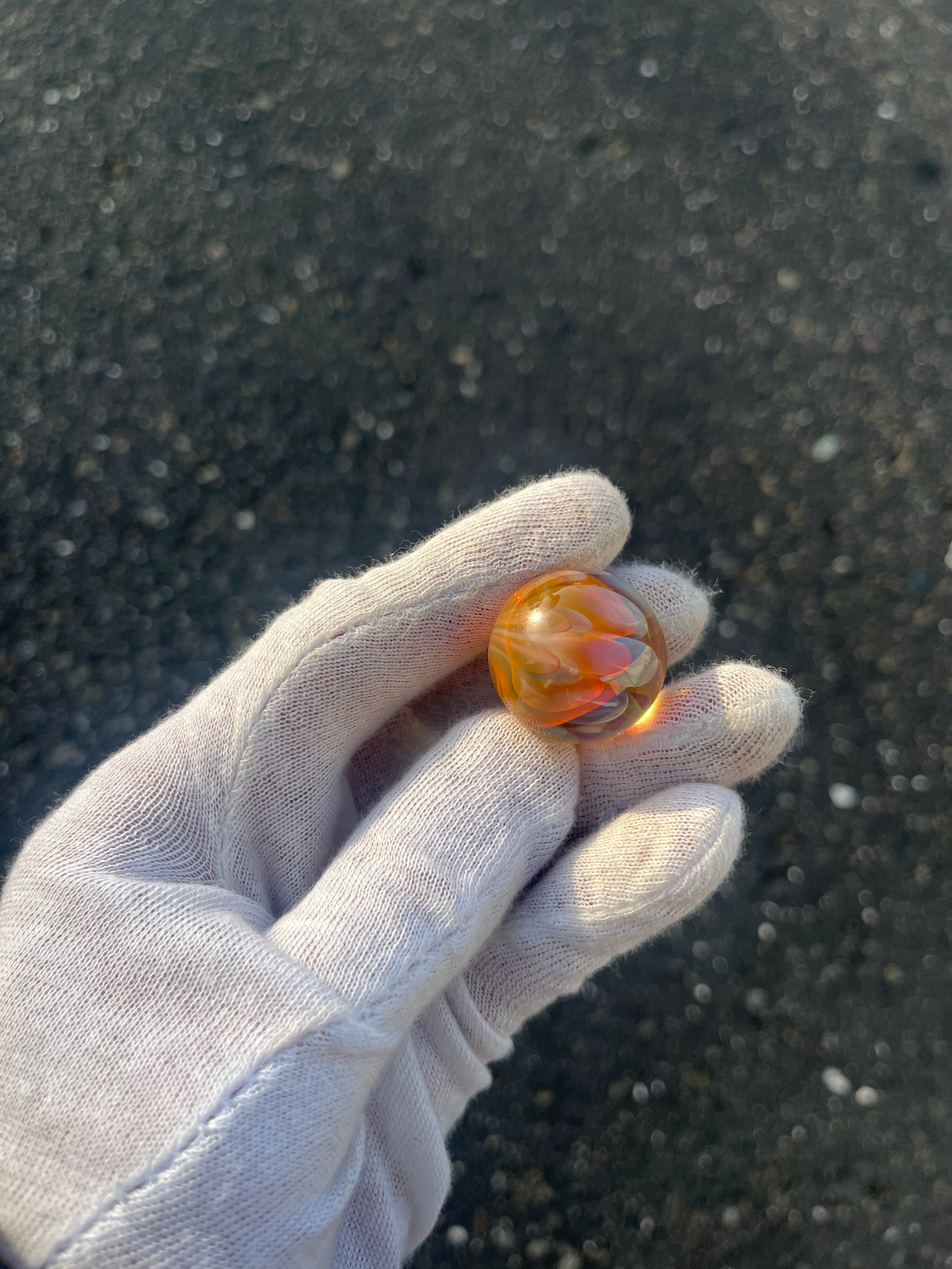 Gold Implosion Marble By Gato Glass