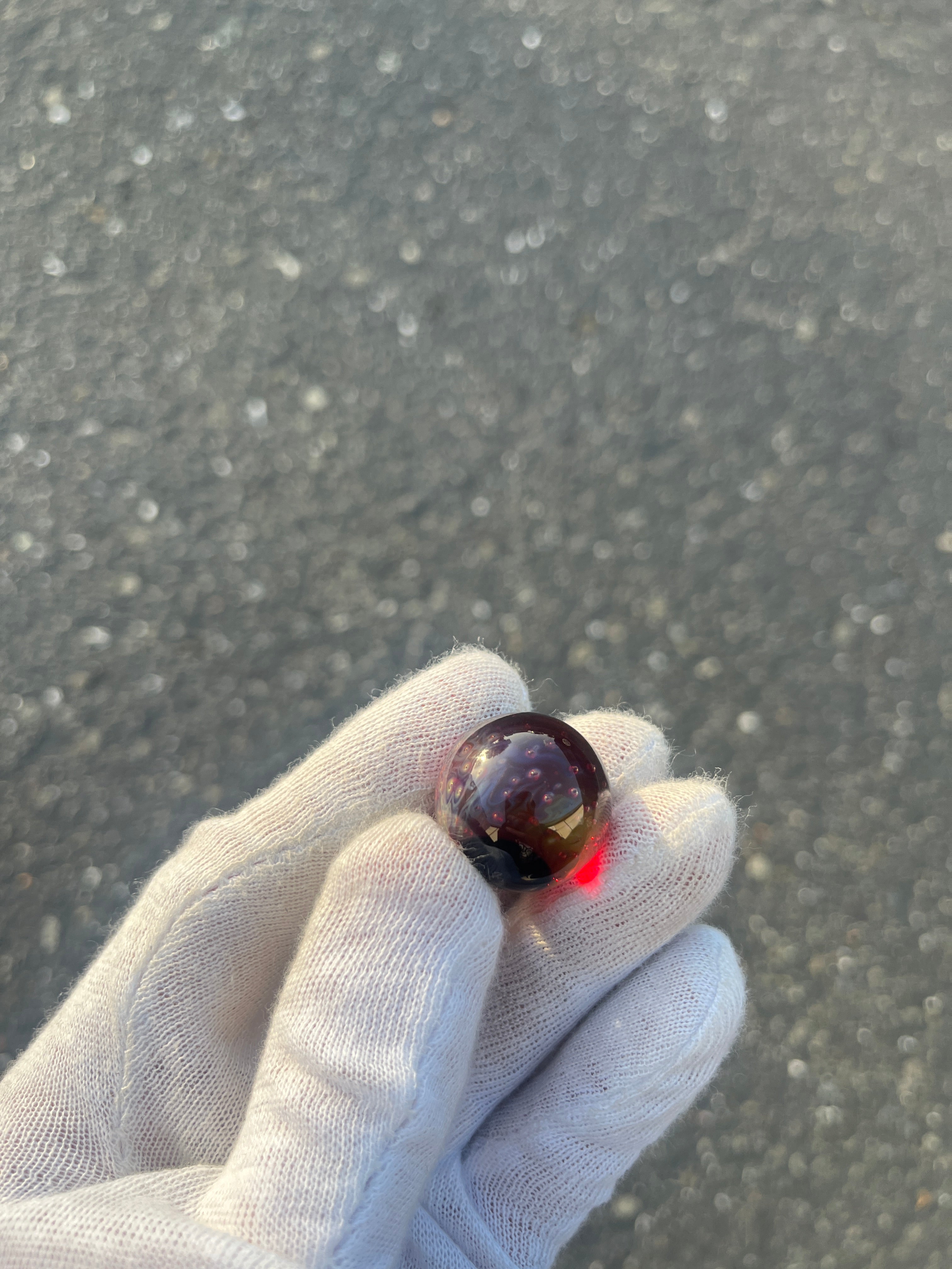 Red/Gold Eyeball By Steve H.