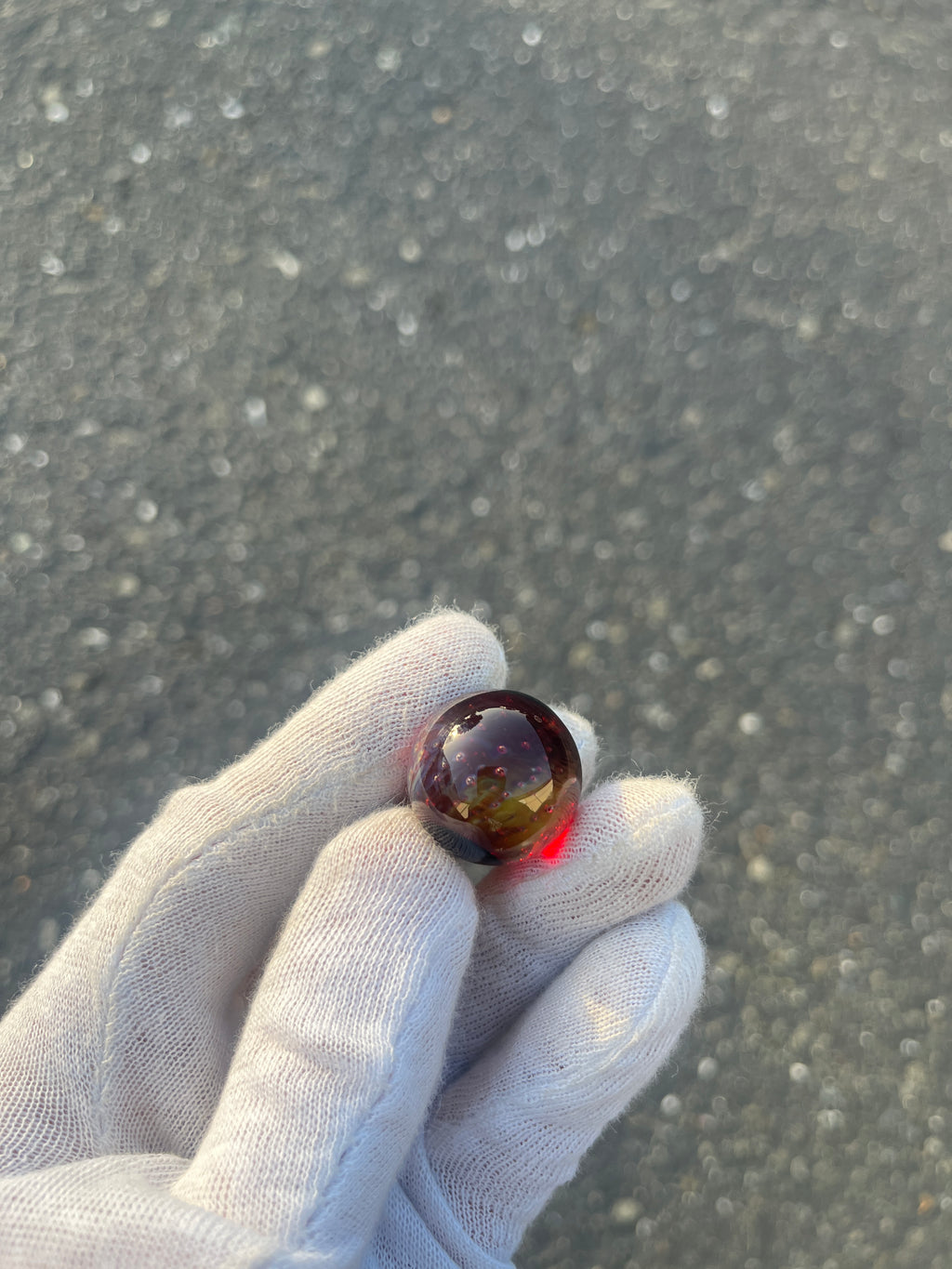 Red/Gold Eyeball By Steve H.