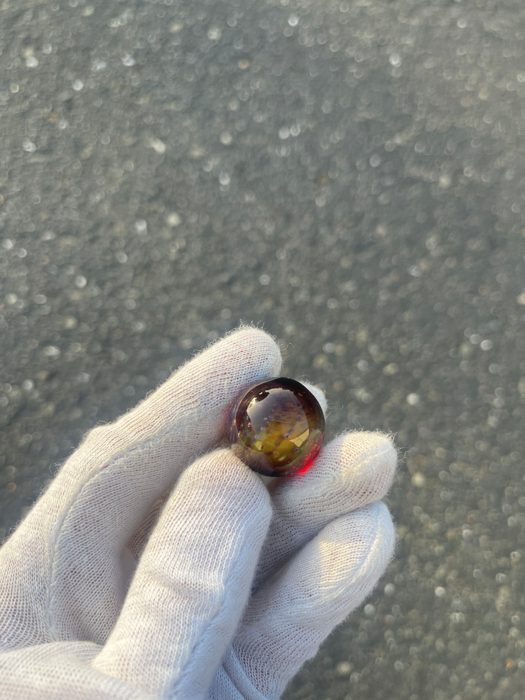 Red/Gold Eyeball By Steve H.