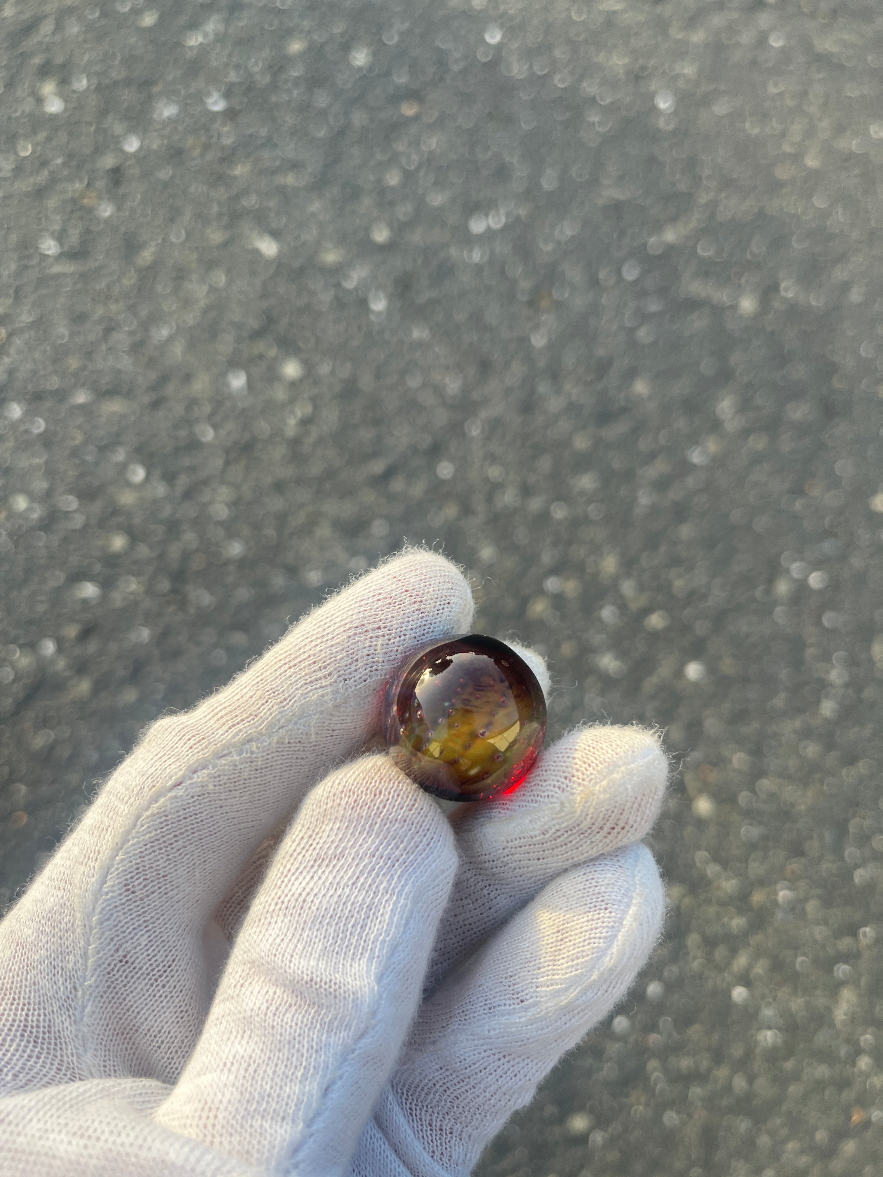 Red/Gold Eyeball By Steve H.