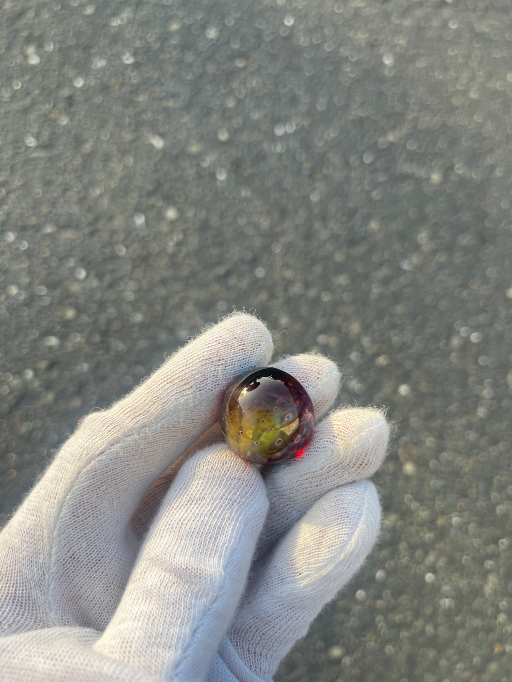 Red/Gold Eyeball By Steve H.