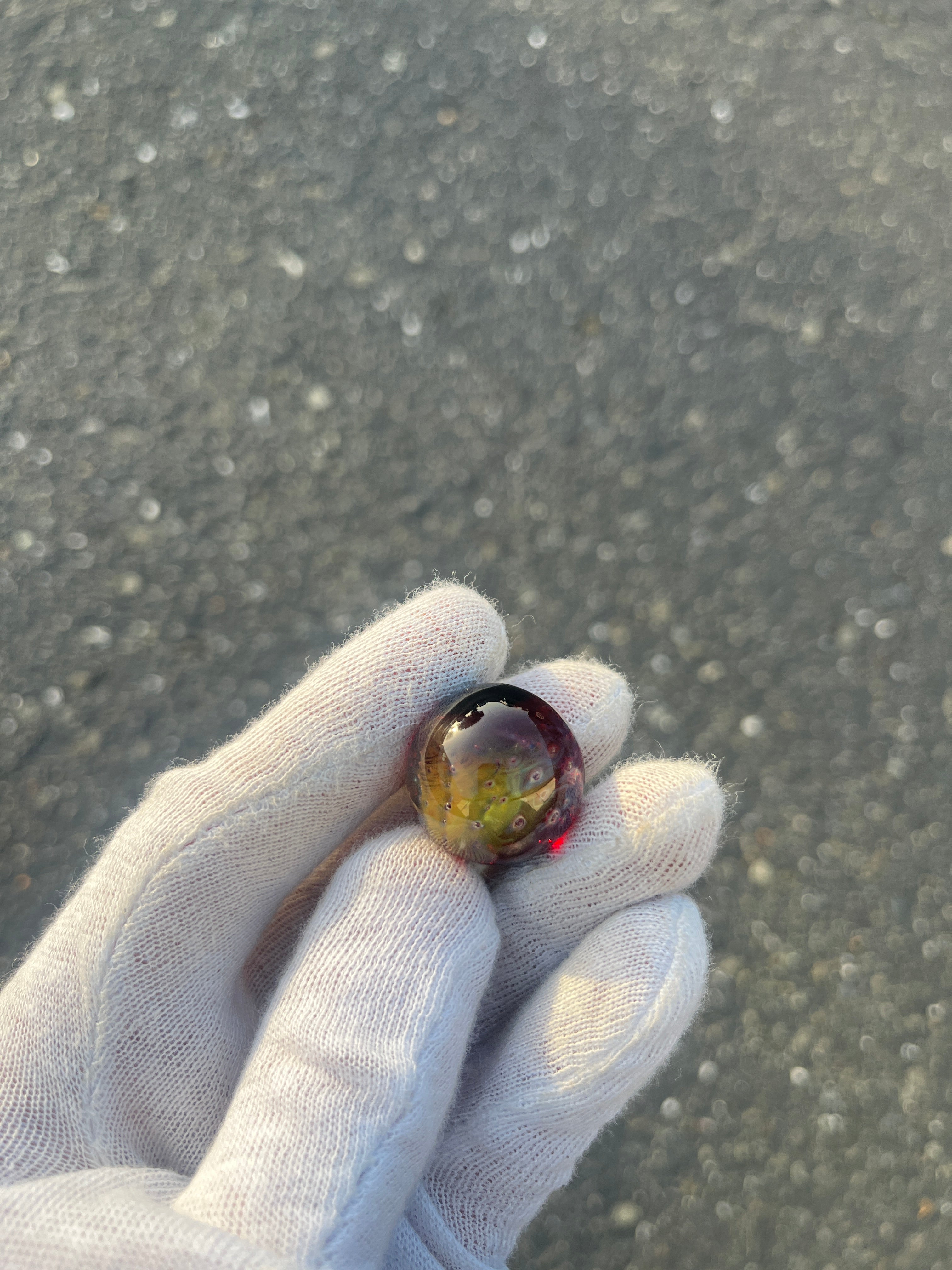 Red/Gold Eyeball By Steve H.