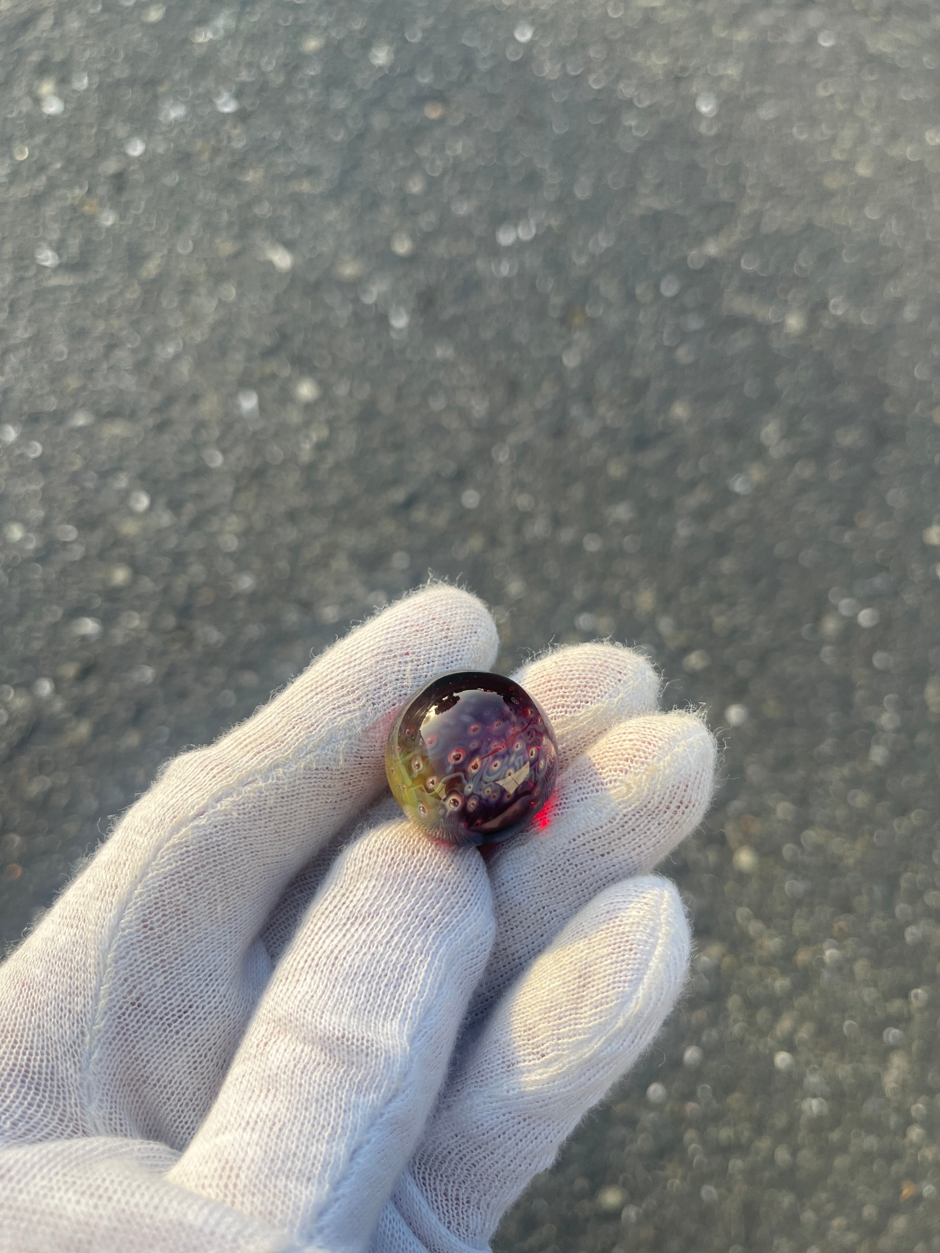 Red/Gold Eyeball By Steve H.