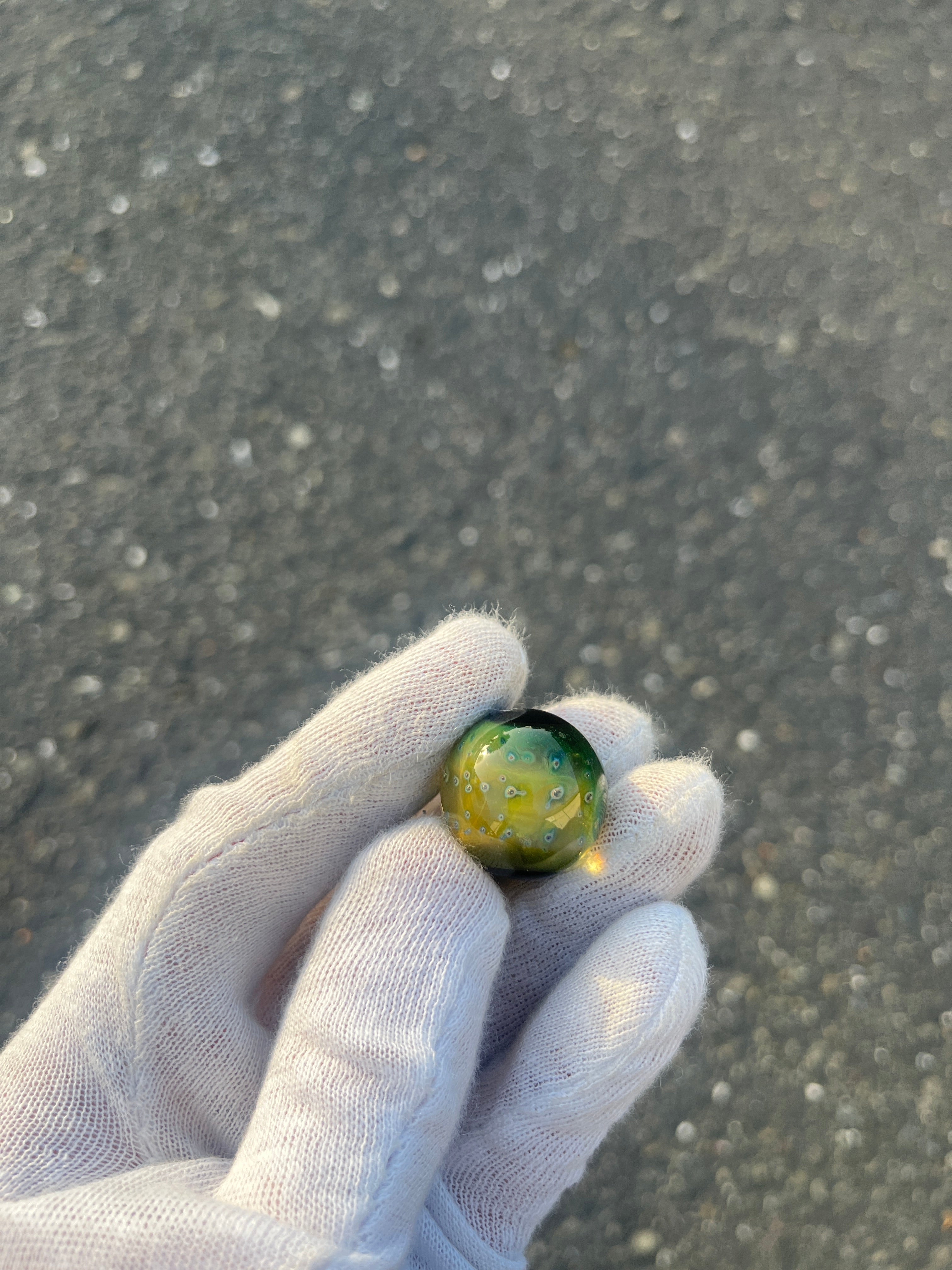 Yellow/Green Eyeball By Steve H.