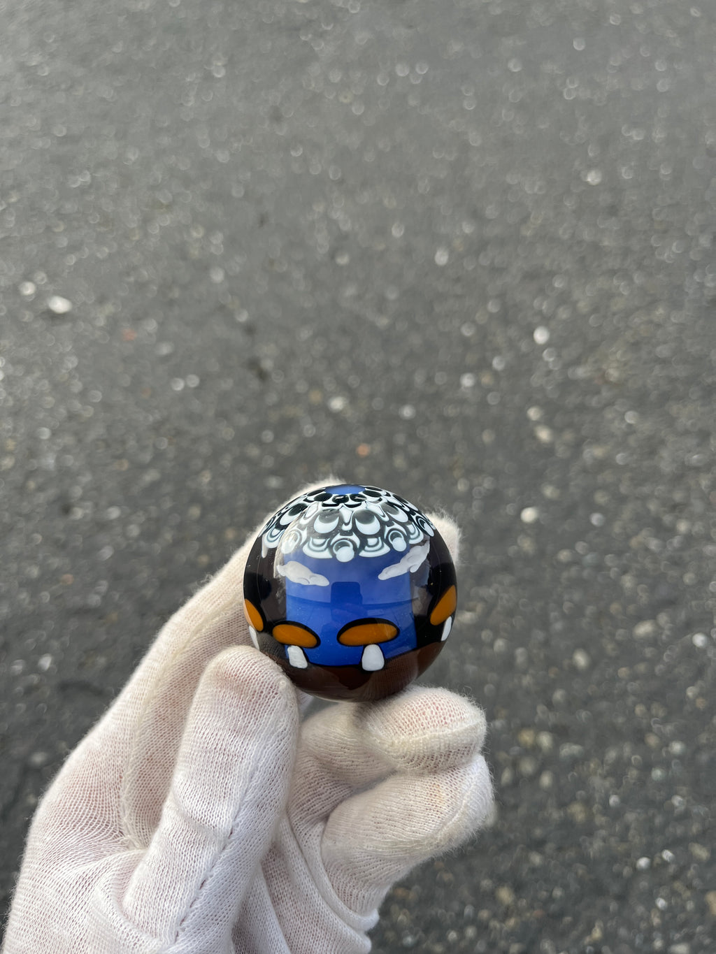 Mushroom Dot Stack Cloud By Kyle Melts and GPS Glass