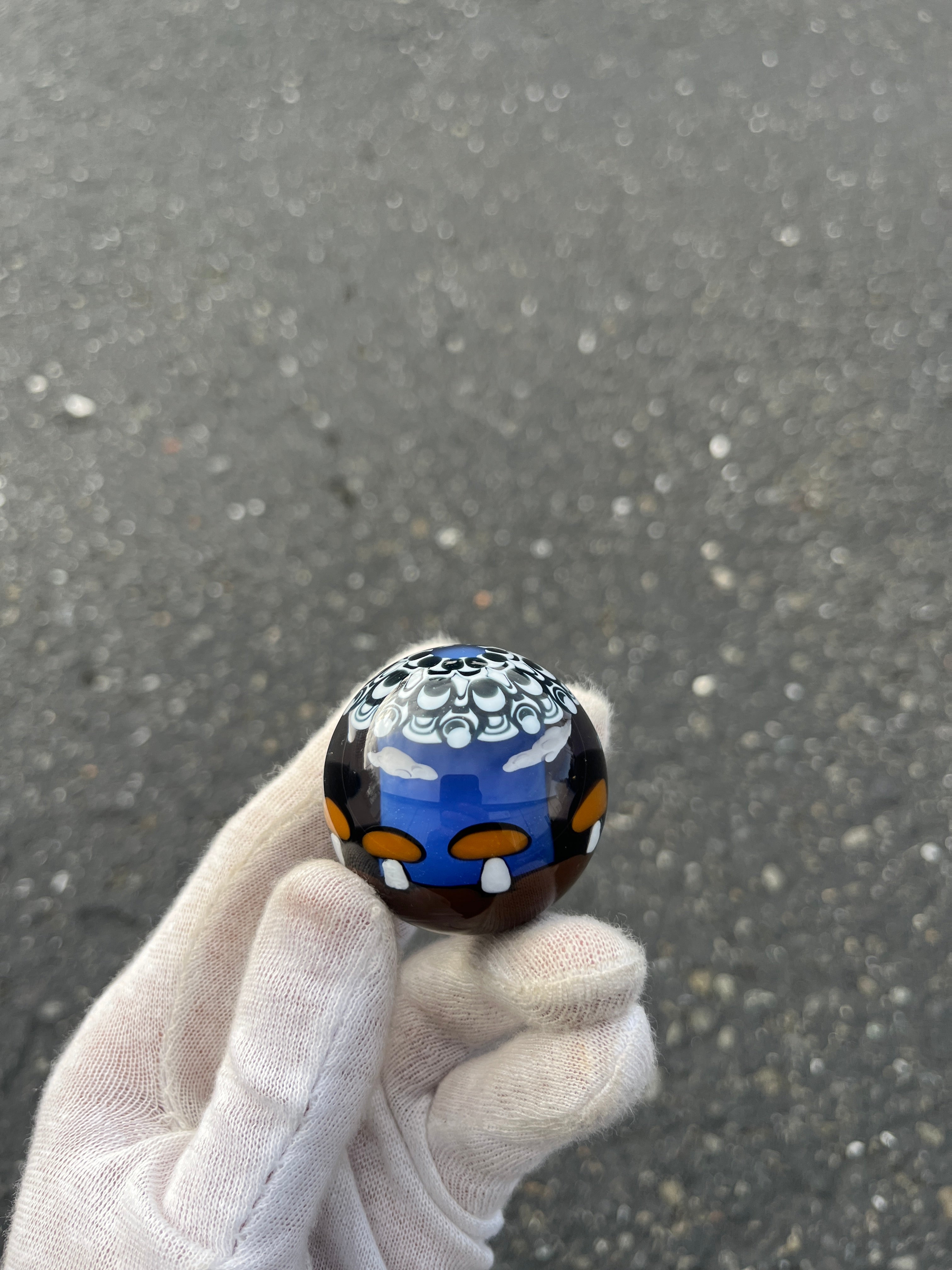 Mushroom Dot Stack Cloud By Kyle Melts and GPS Glass