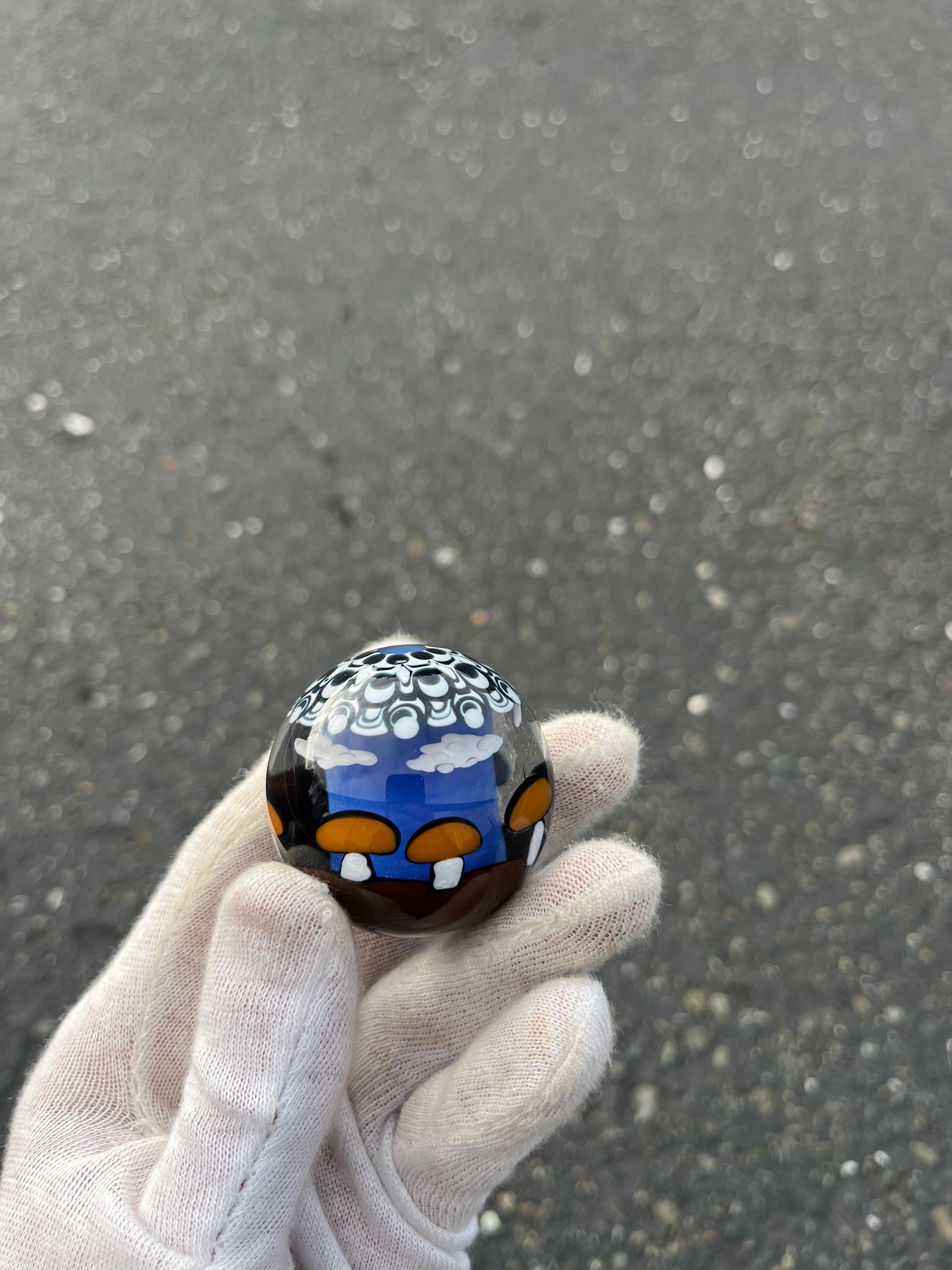 Mushroom Dot Stack Cloud By Kyle Melts and GPS Glass