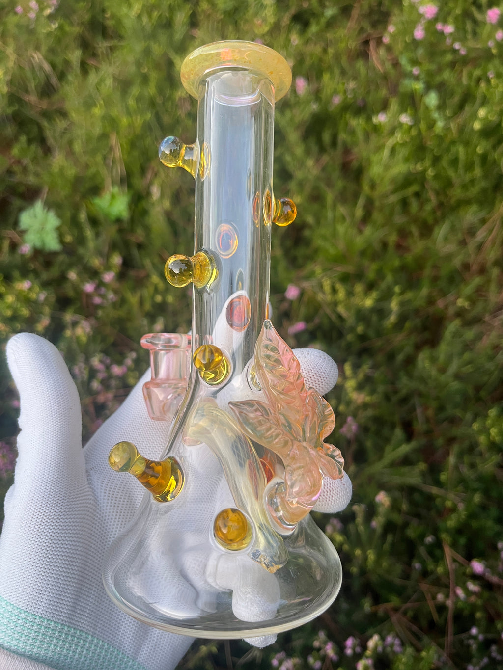 Fumed 5 Leaf Resin Gland Tube By Mr. Gray