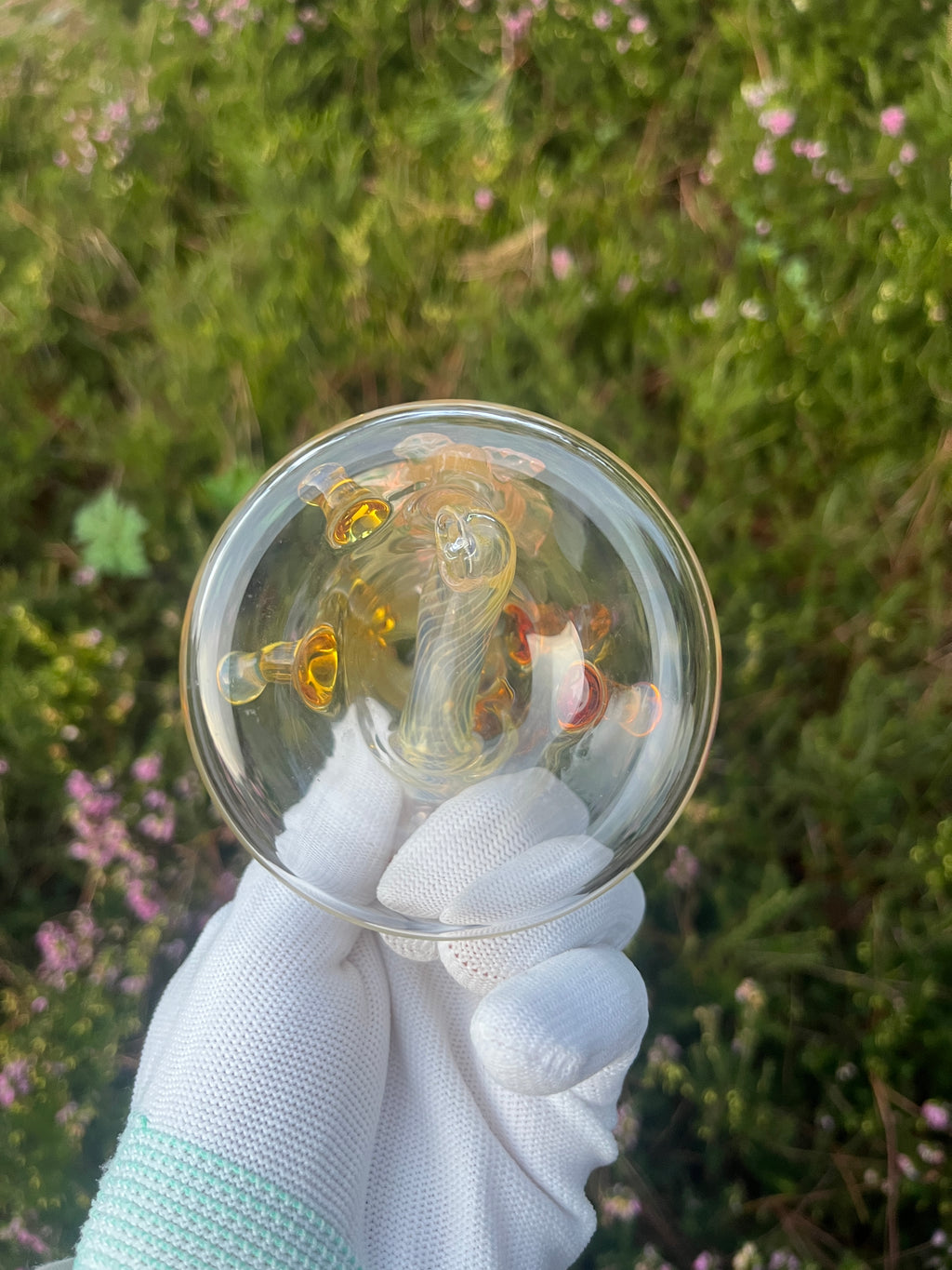 Fumed 5 Leaf Resin Gland Tube By Mr. Gray