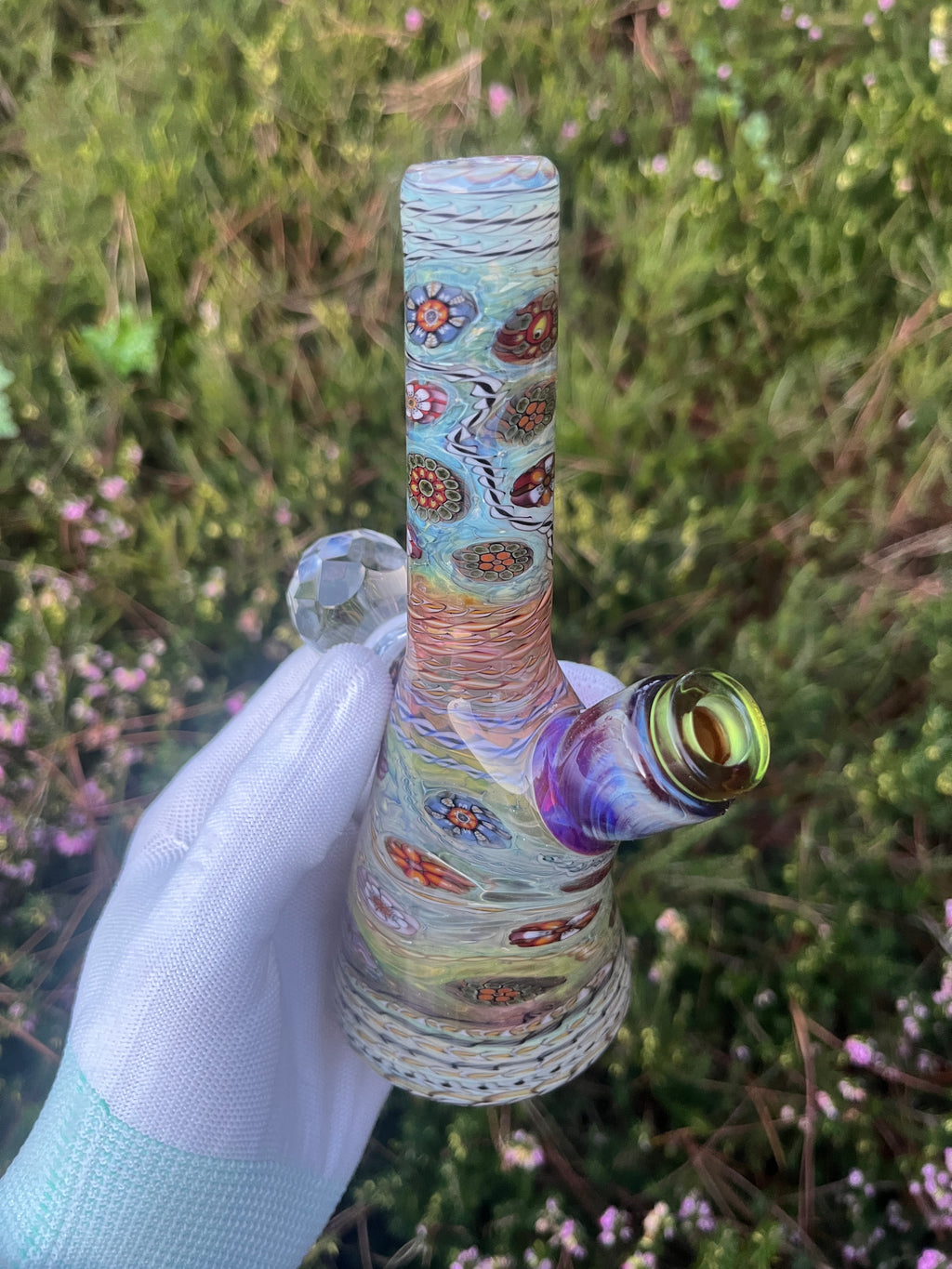 Flower Faceted Tube By J Kelly