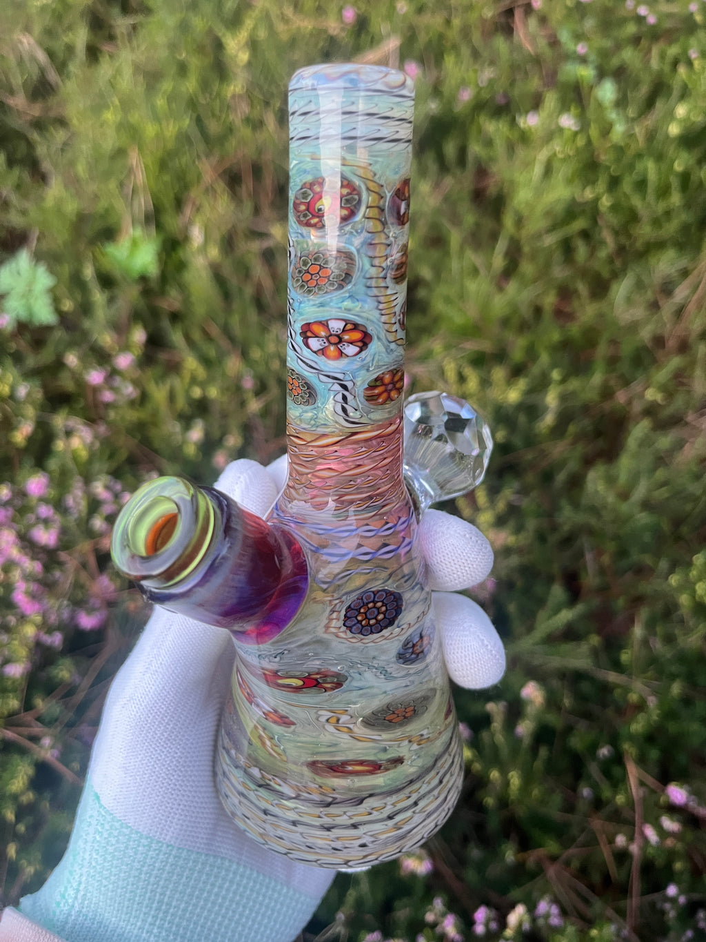 Flower Faceted Tube By J Kelly