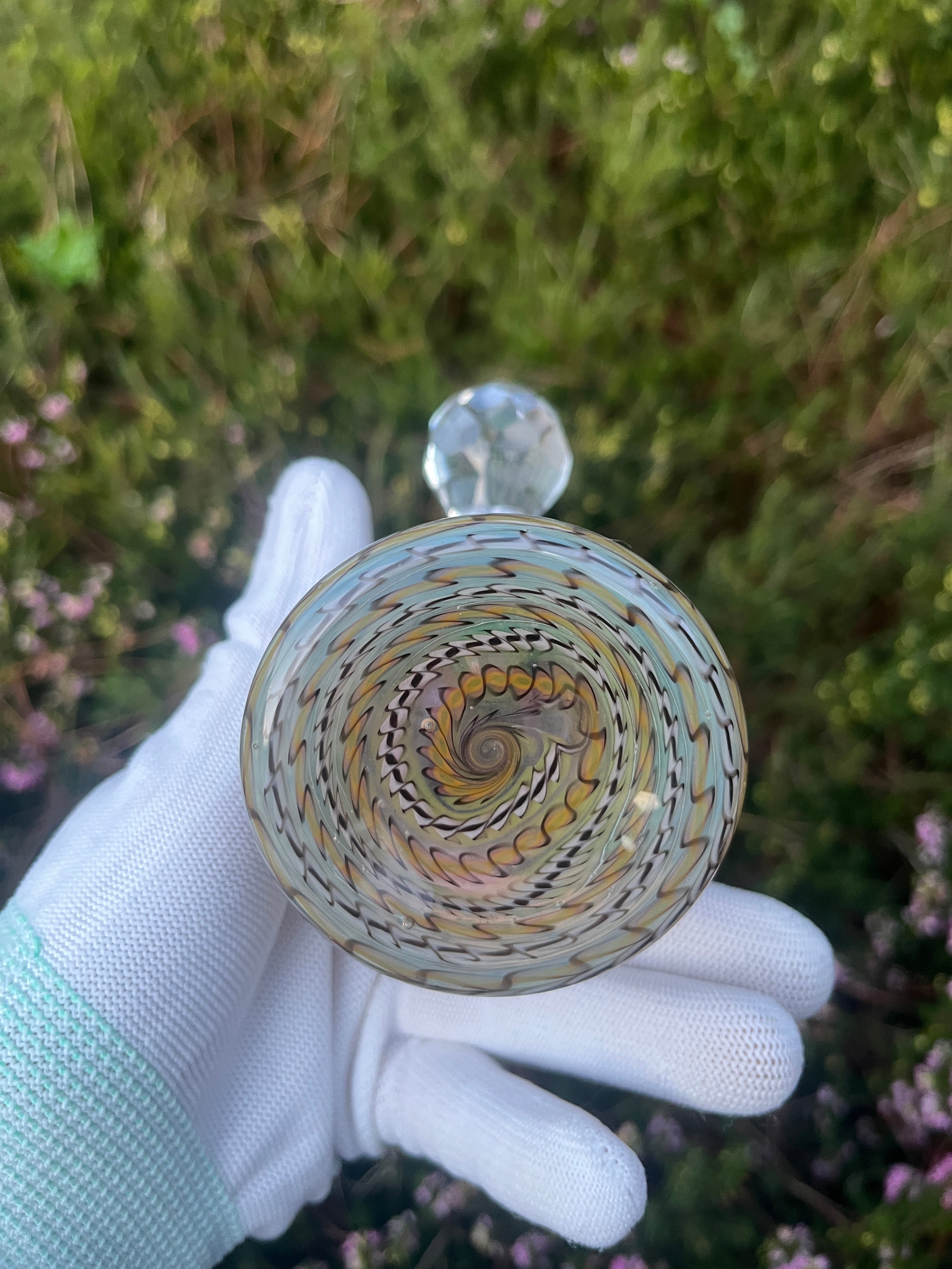 Flower Faceted Tube By J Kelly