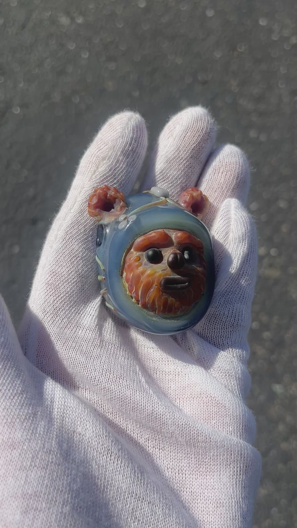 Ewok Pendant By Glasspav