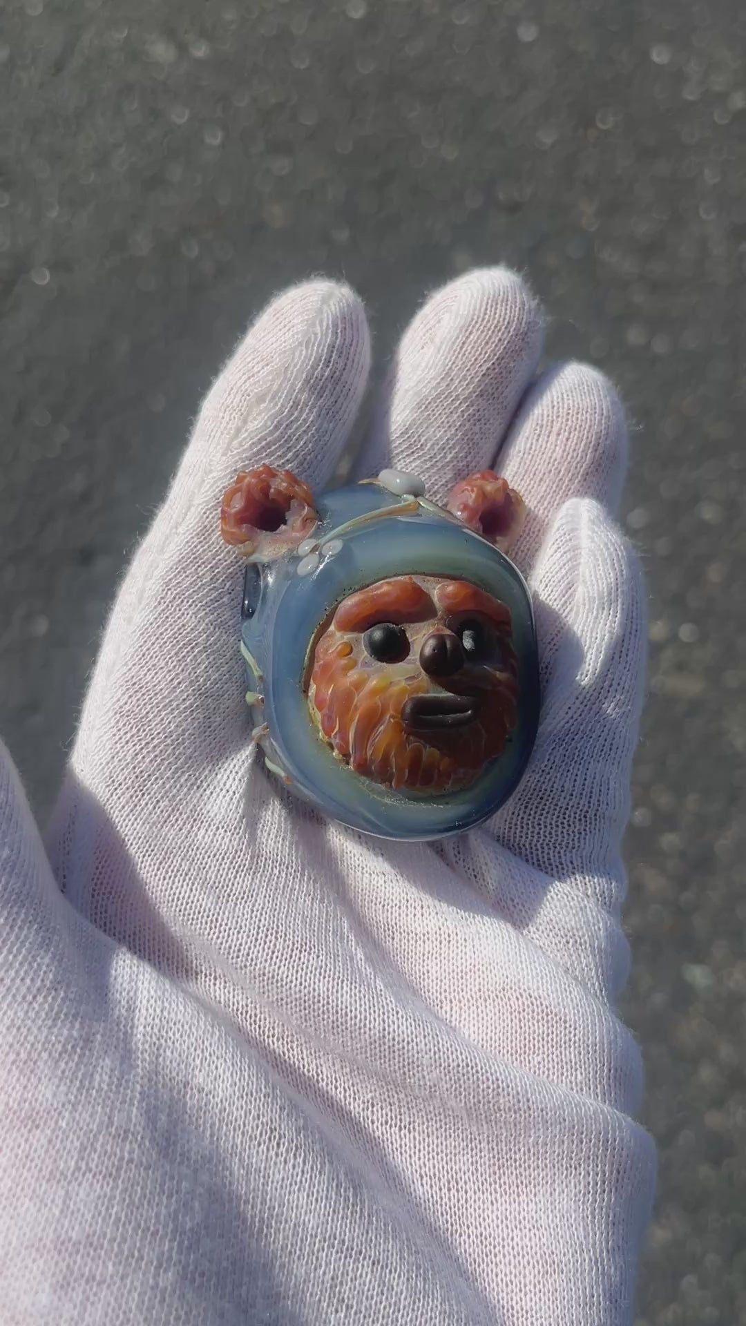 Ewok Pendant By Glasspav