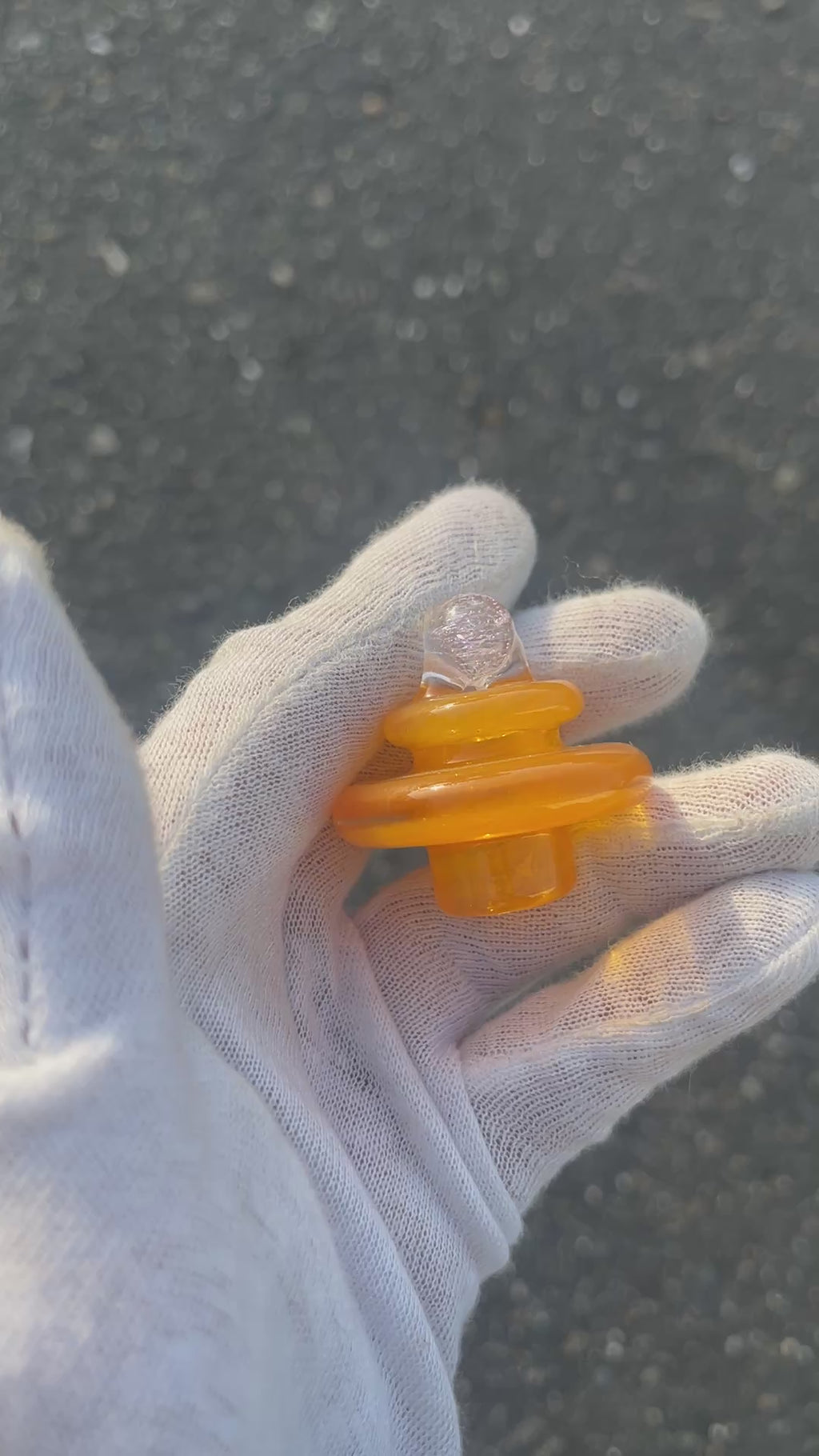 Orange Bucket Cap By Domer Glass